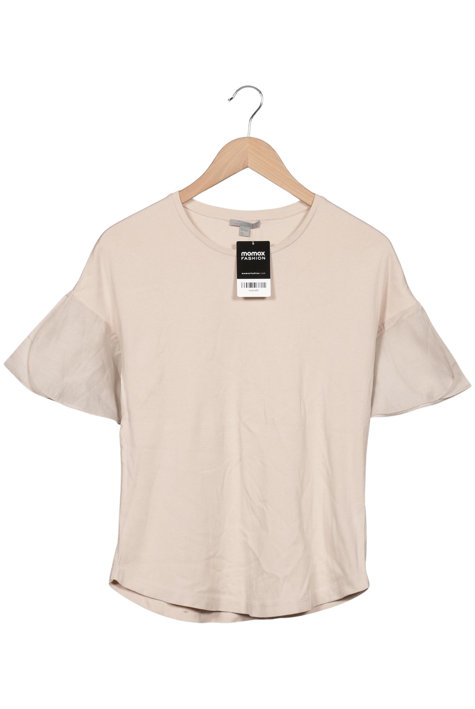 

COS Damen T-Shirt, beige, Gr. 34