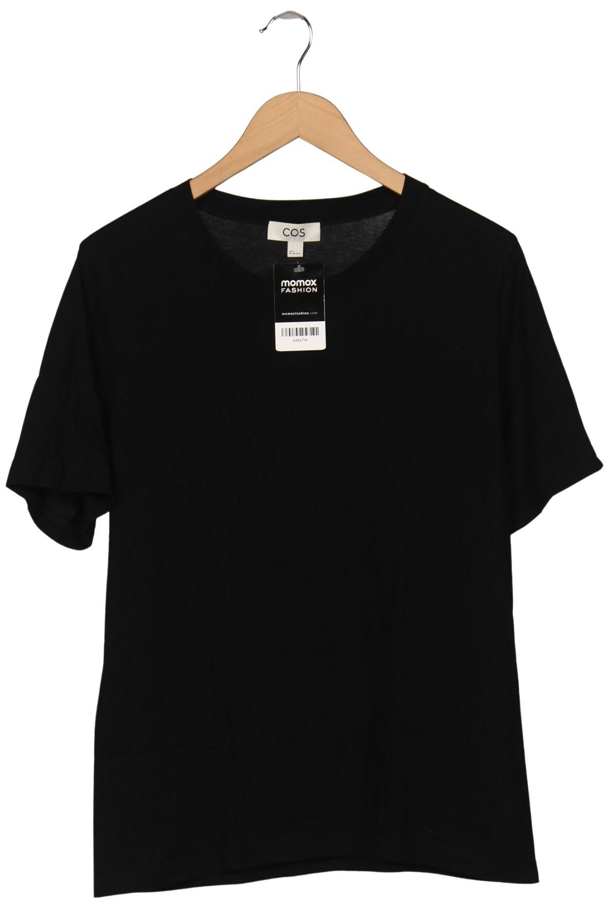 

COS Damen T-Shirt, schwarz, Gr. 42