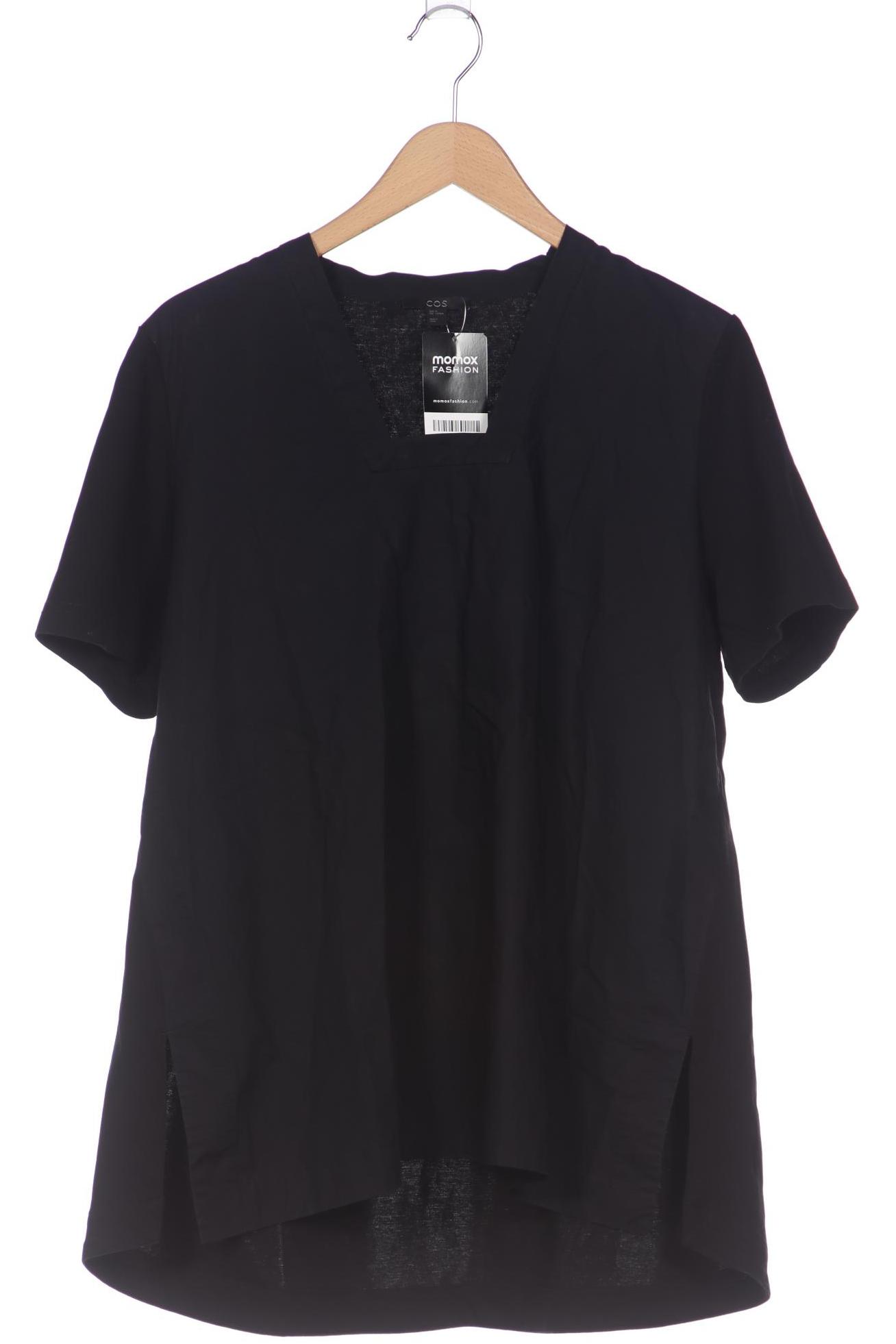 

COS Damen T-Shirt, schwarz, Gr. 38