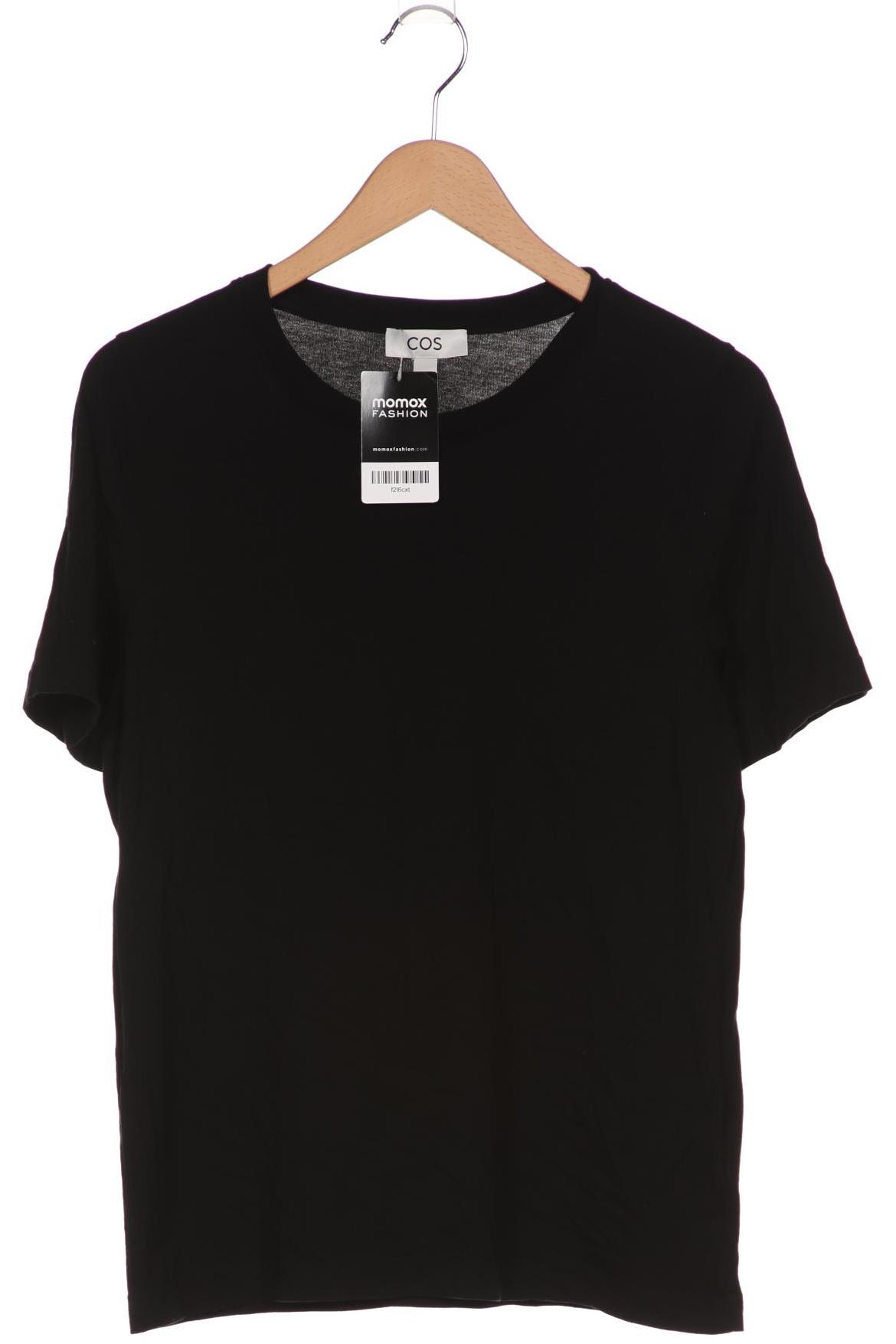 

COS Damen T-Shirt, schwarz, Gr. 38
