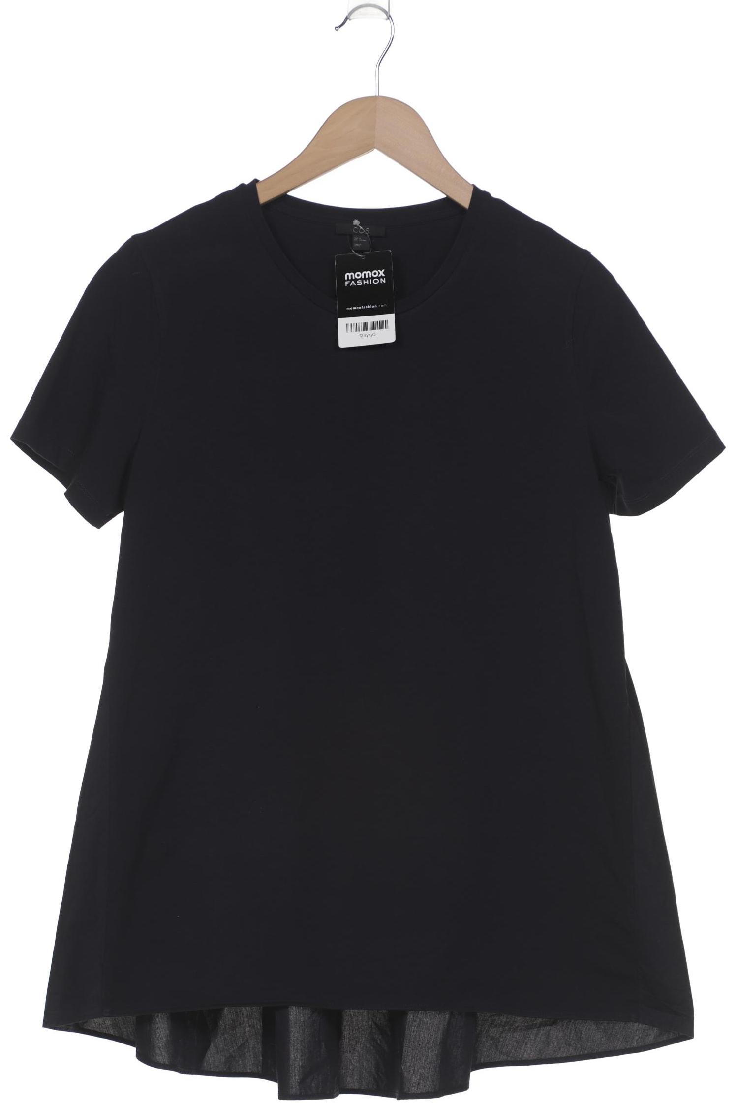 

COS Damen T-Shirt, marineblau, Gr. 38