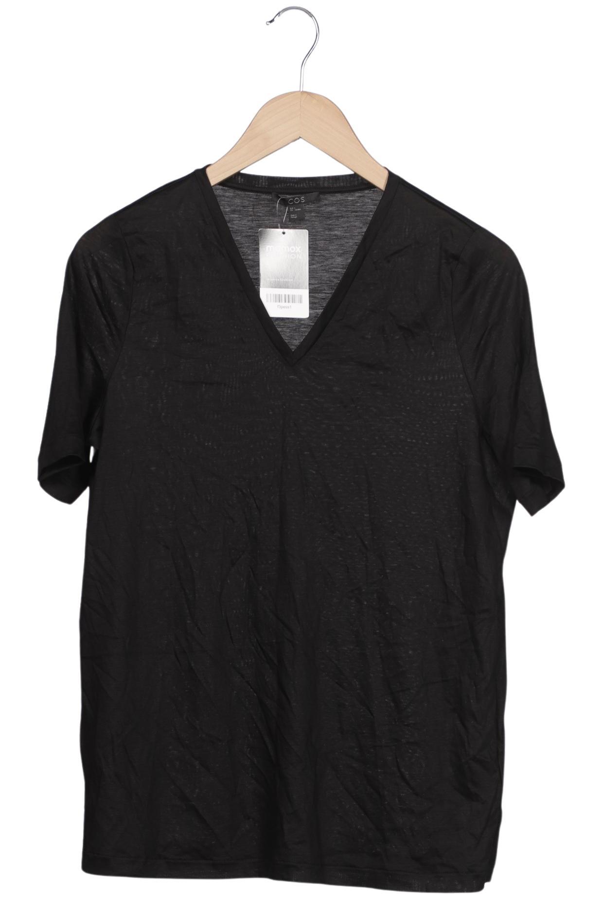 

COS Damen T-Shirt, schwarz, Gr. 36