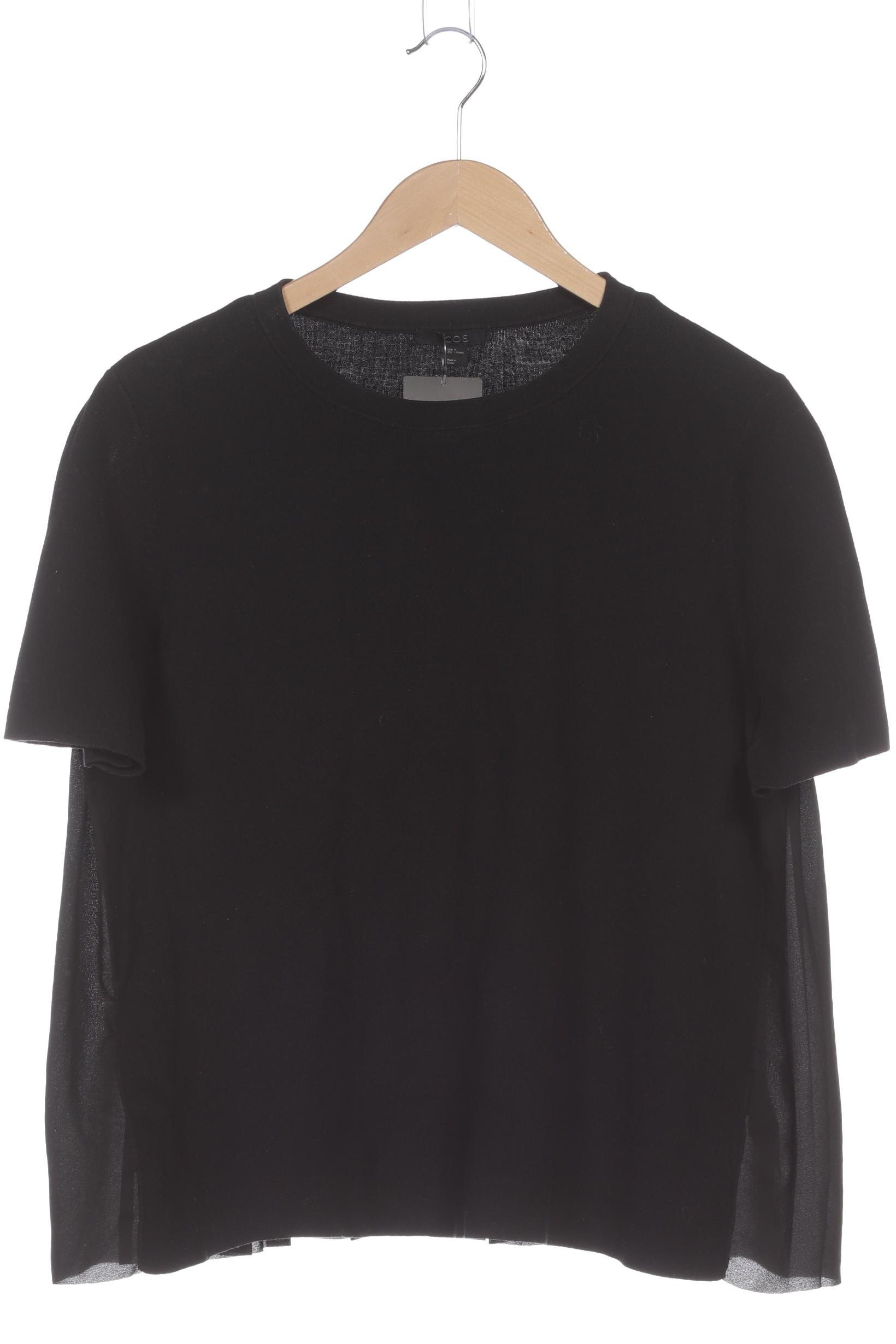 

COS Damen T-Shirt, schwarz, Gr.