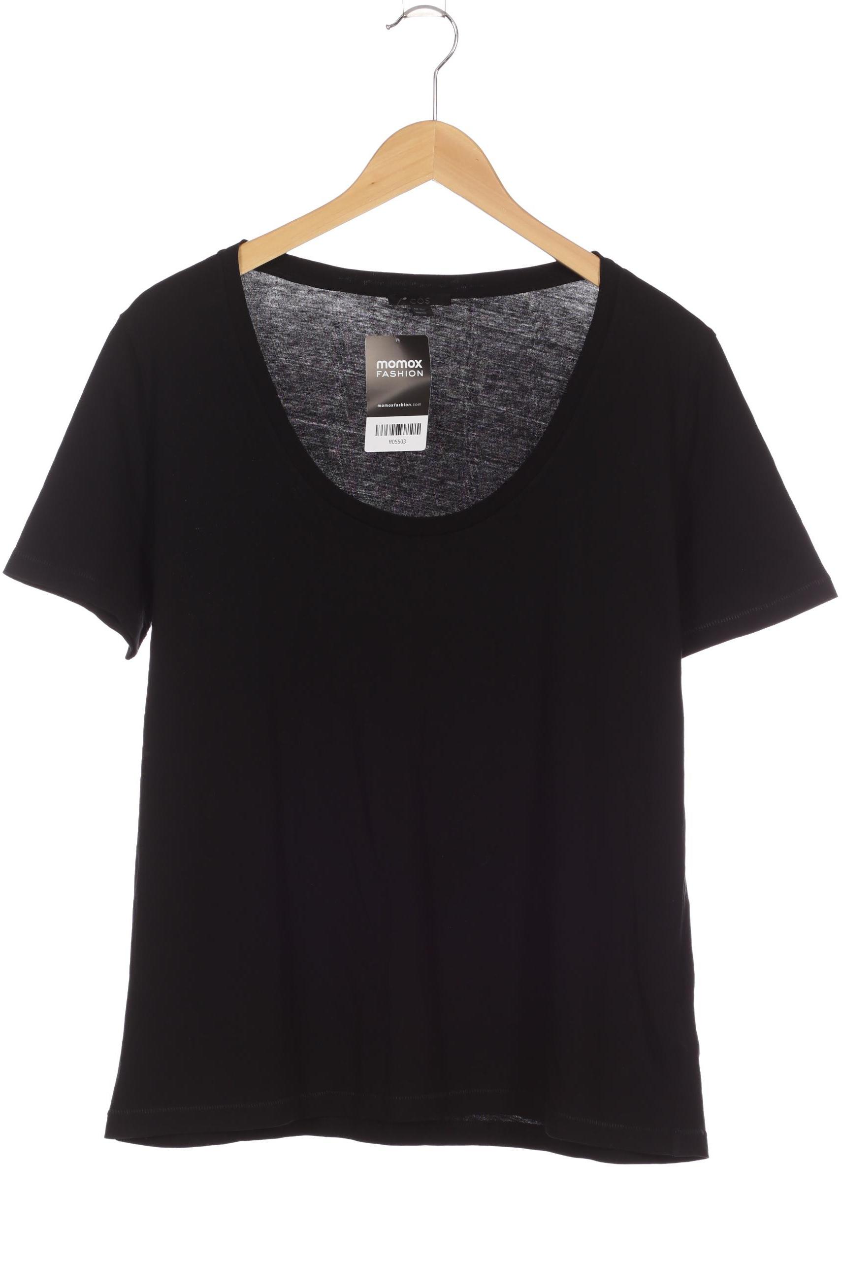 

COS Damen T-Shirt, schwarz, Gr. 38