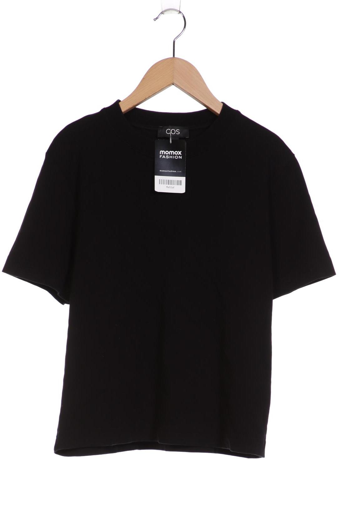 

COS Damen T-Shirt, schwarz, Gr. 38