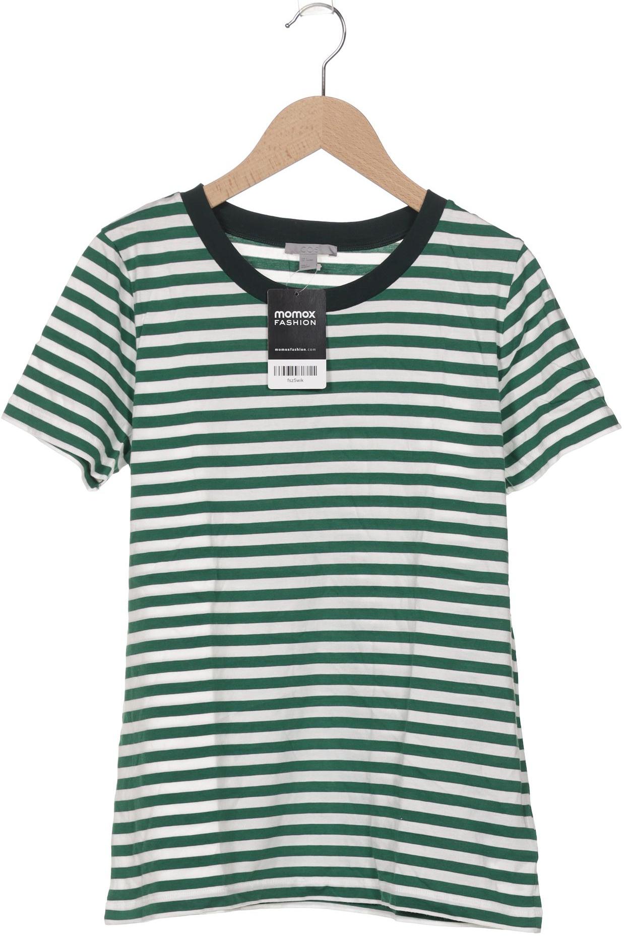 

COS Damen T-Shirt, grün, Gr. 36