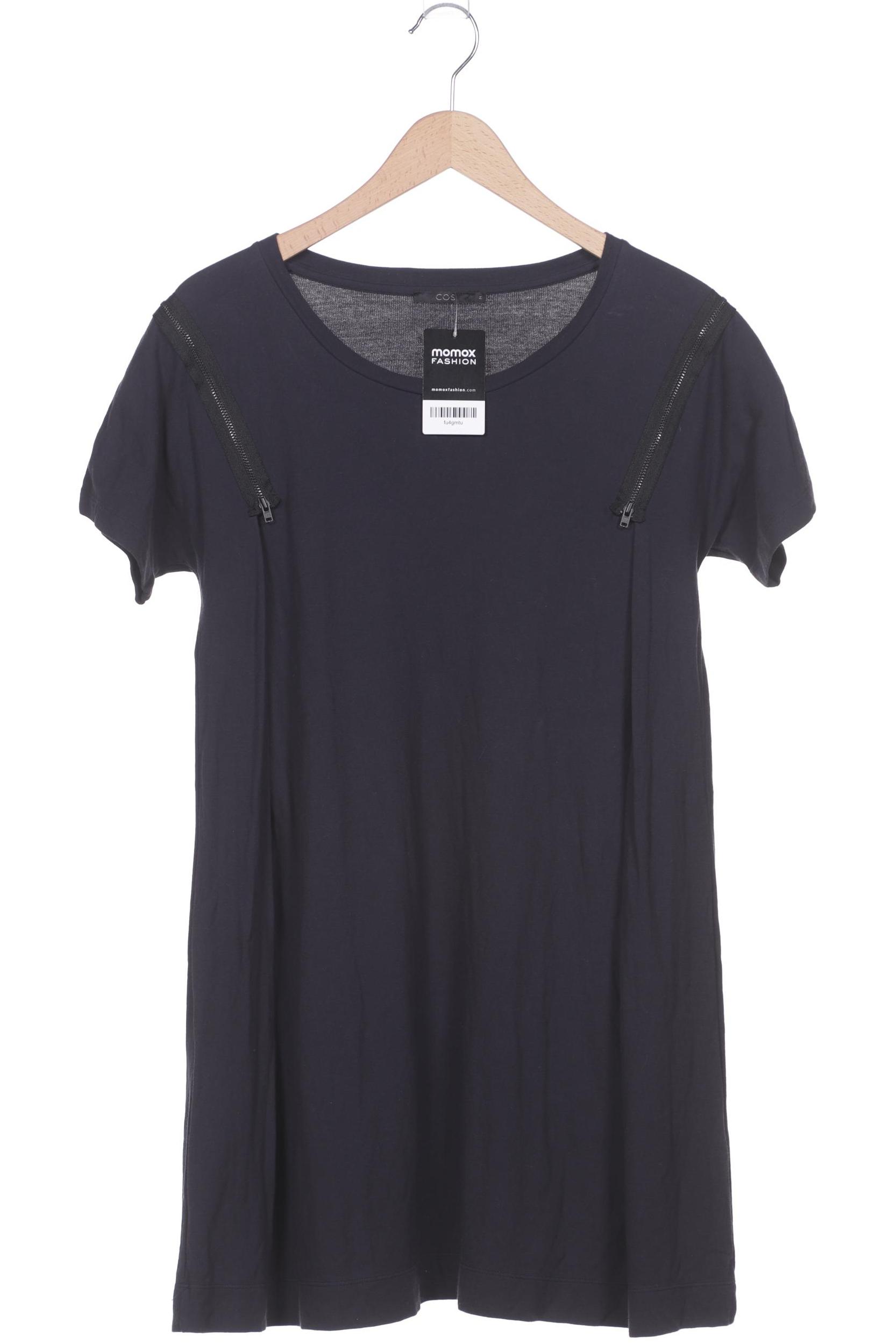 

COS Damen T-Shirt, marineblau, Gr. 38
