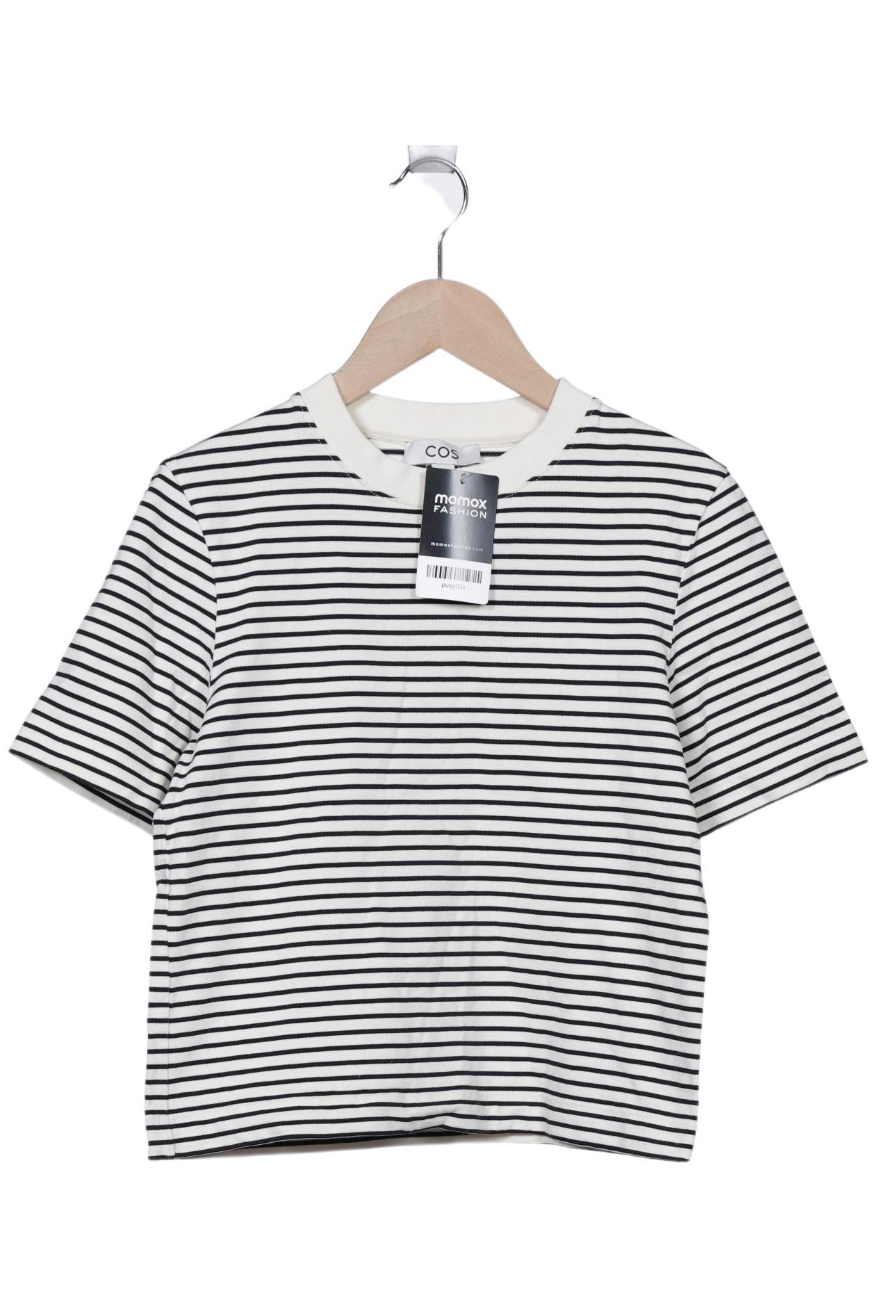 

COS Damen T-Shirt, schwarz, Gr. 34