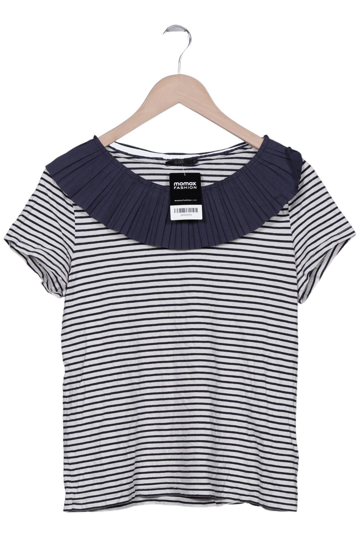 

COS Damen T-Shirt, marineblau, Gr. 36