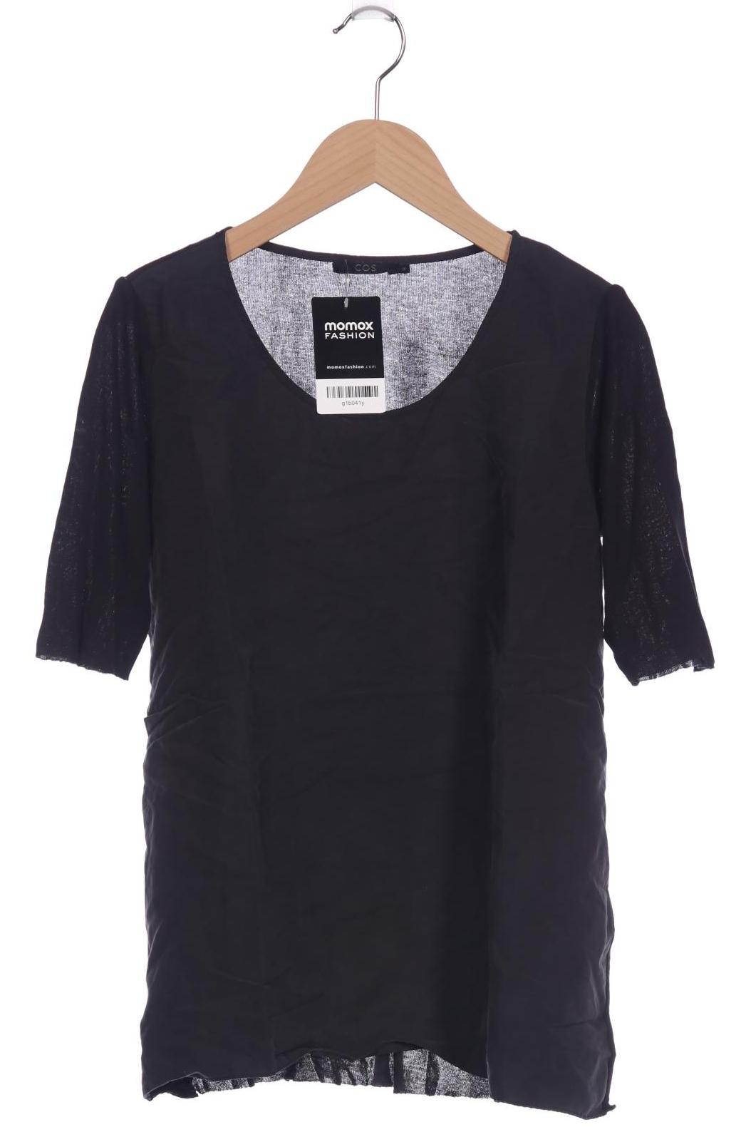 

COS Damen T-Shirt, schwarz, Gr. 36