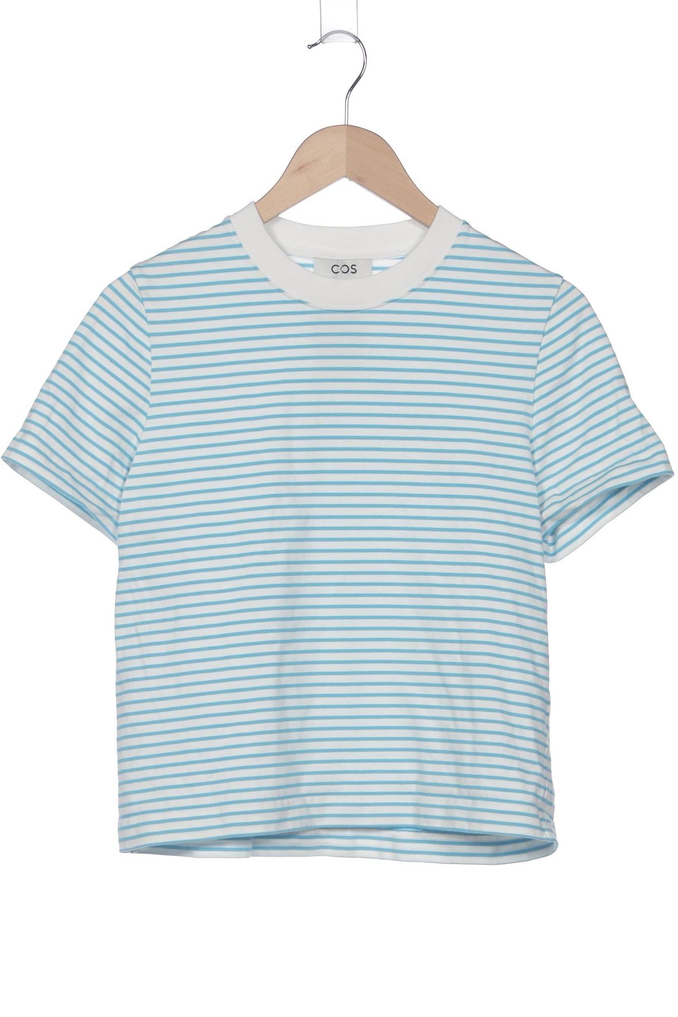 

COS Damen T-Shirt, blau, Gr. 38