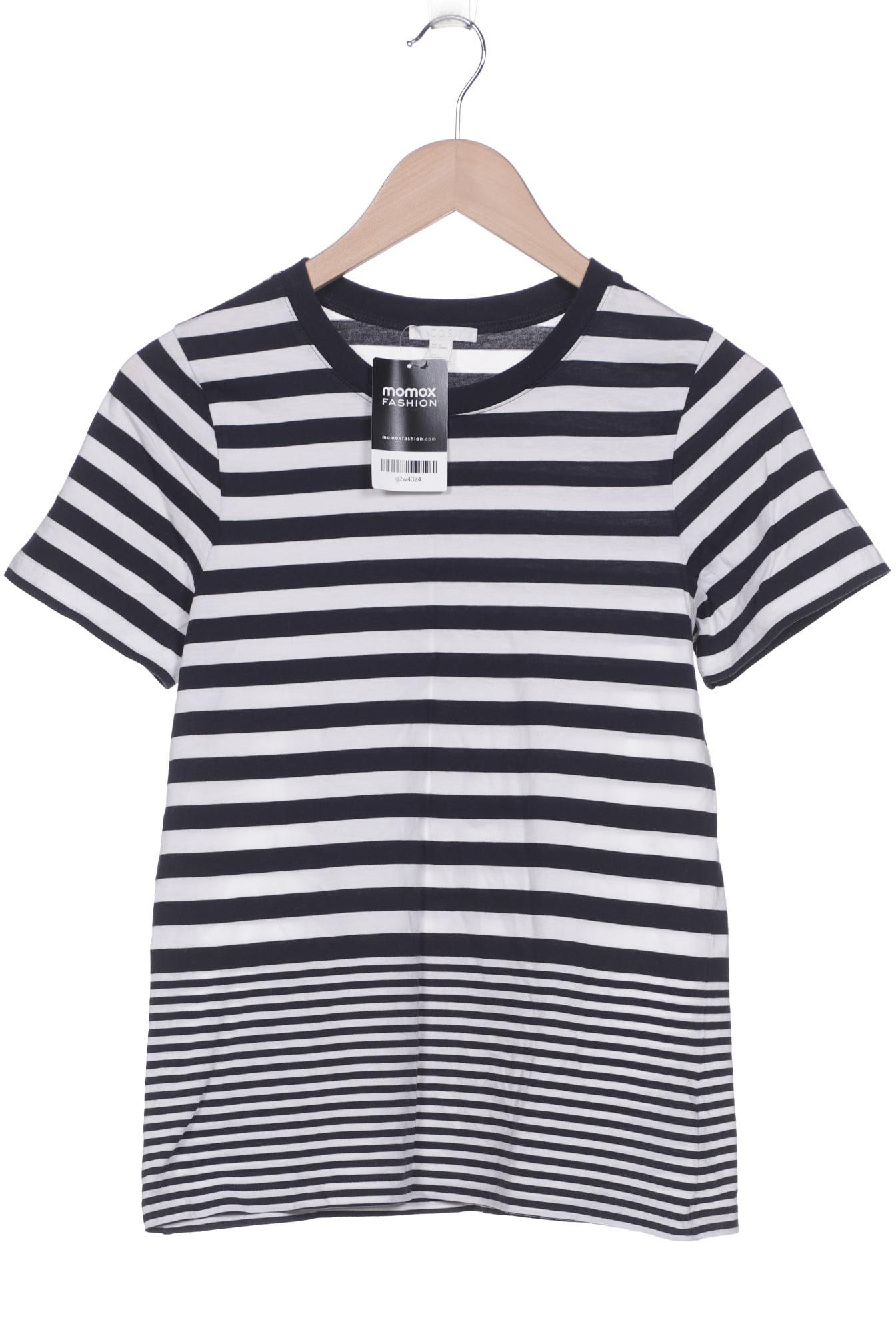 

COS Damen T-Shirt, marineblau, Gr. 34