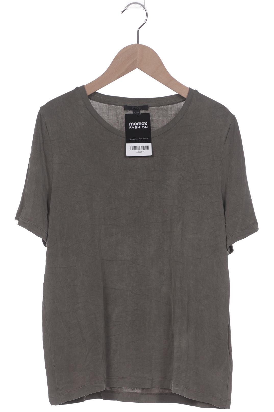 

COS Damen T-Shirt, grün, Gr. 36
