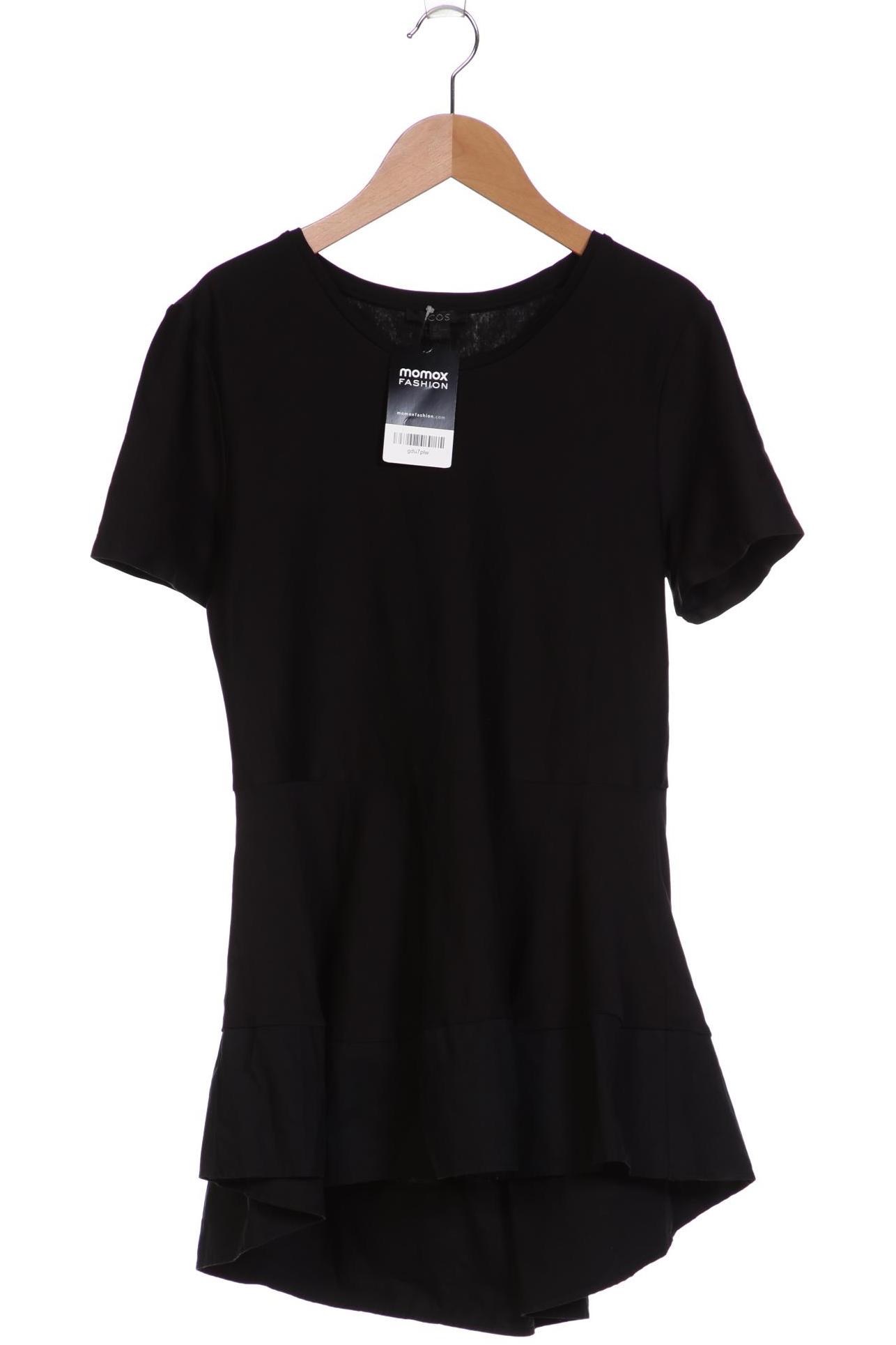 

COS Damen T-Shirt, schwarz, Gr. 36