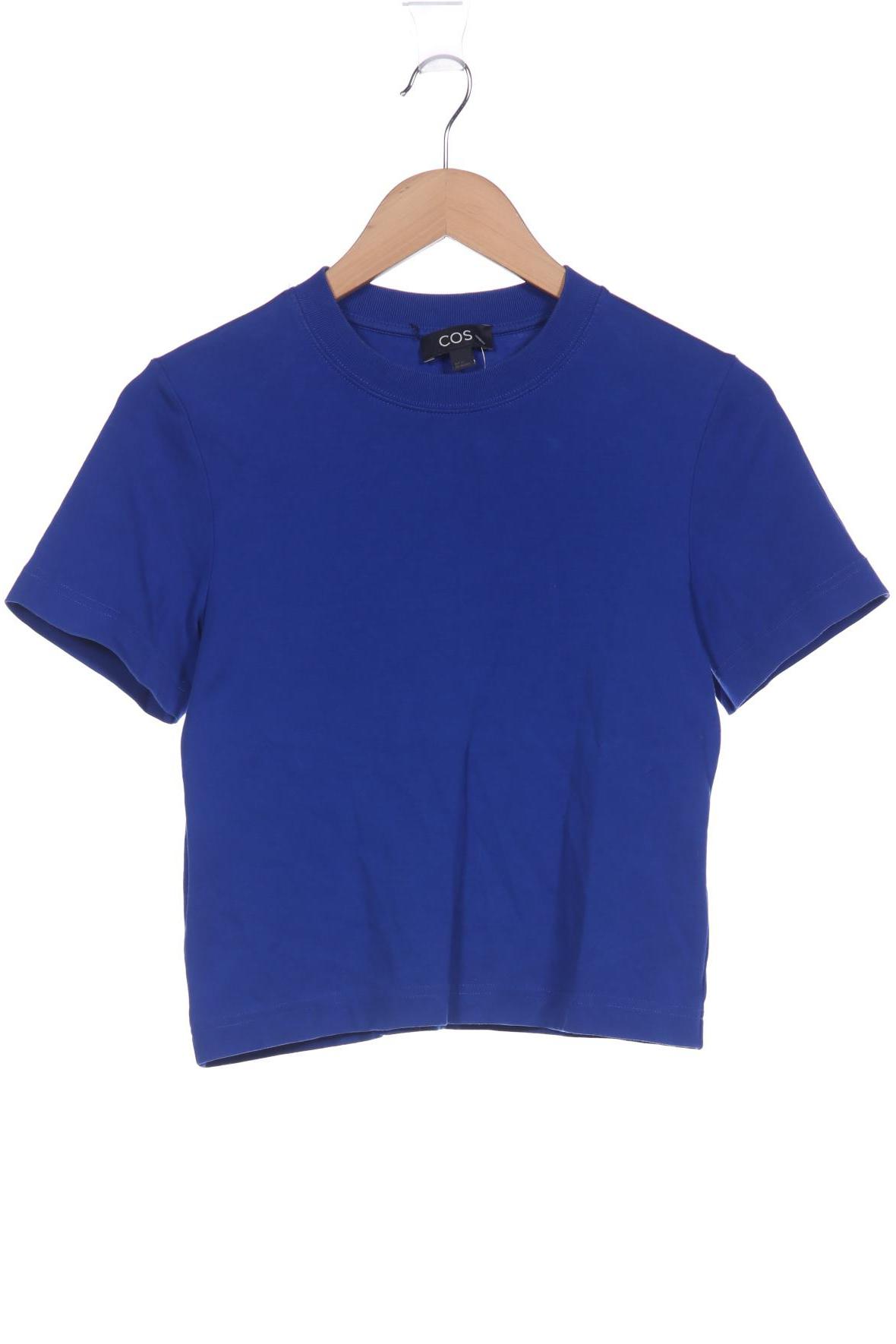 

COS Damen T-Shirt, blau, Gr. 34