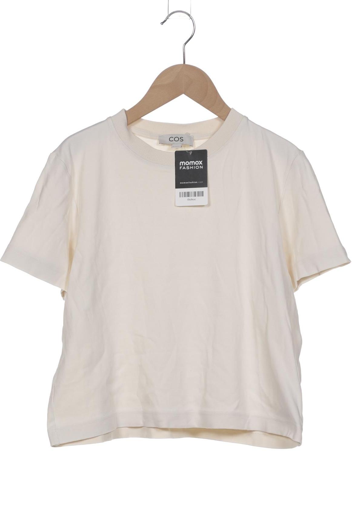 

COS Damen T-Shirt, cremeweiß, Gr. 36