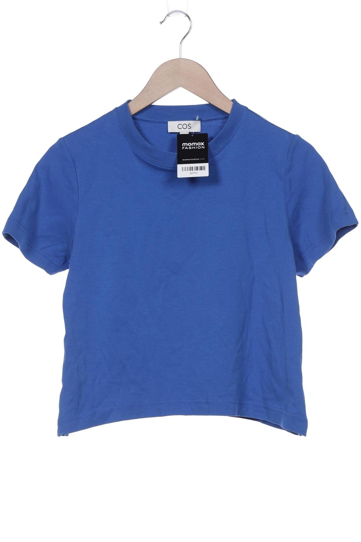 

COS Damen T-Shirt, blau, Gr. 36
