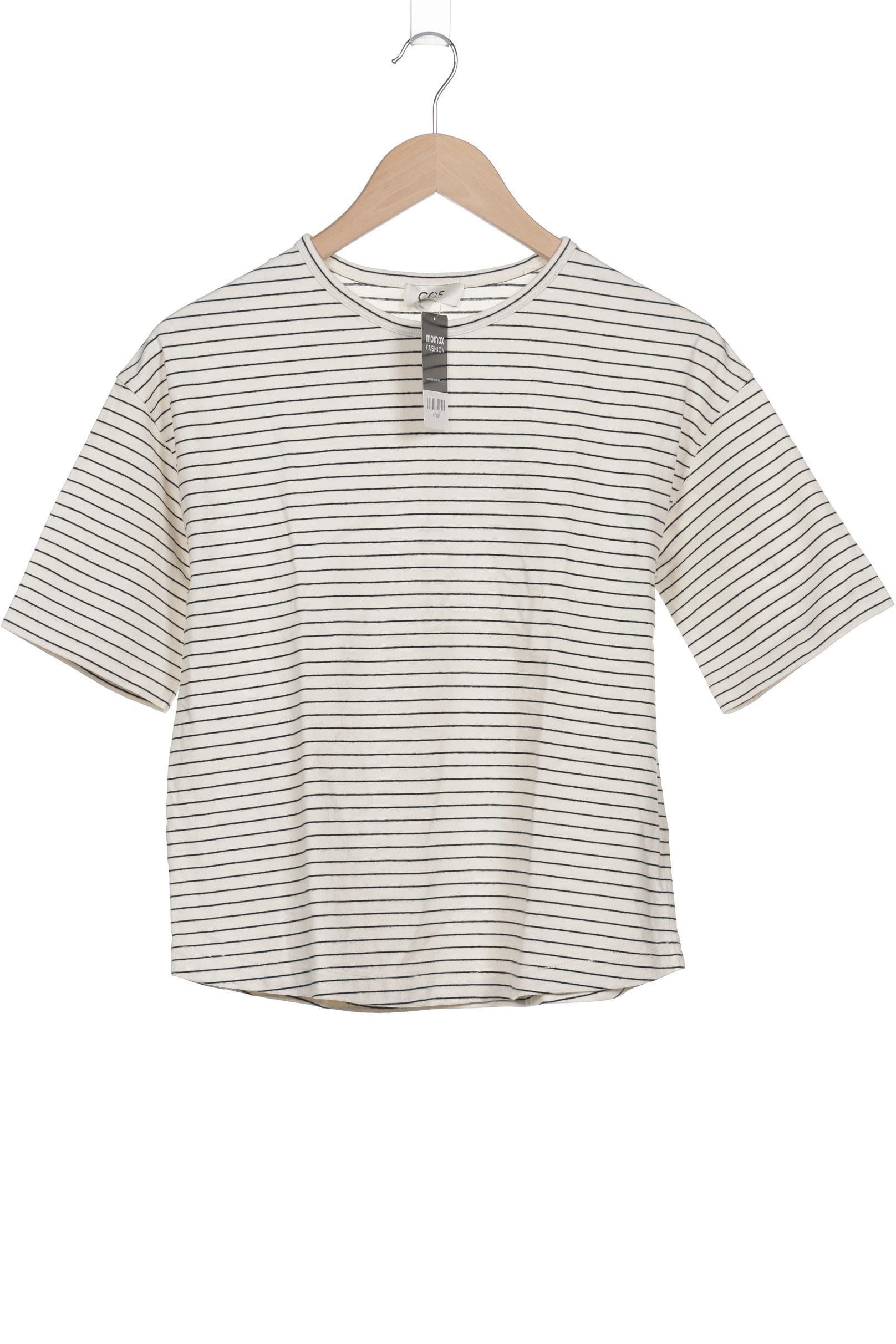 

COS Damen T-Shirt, cremeweiß, Gr. 34