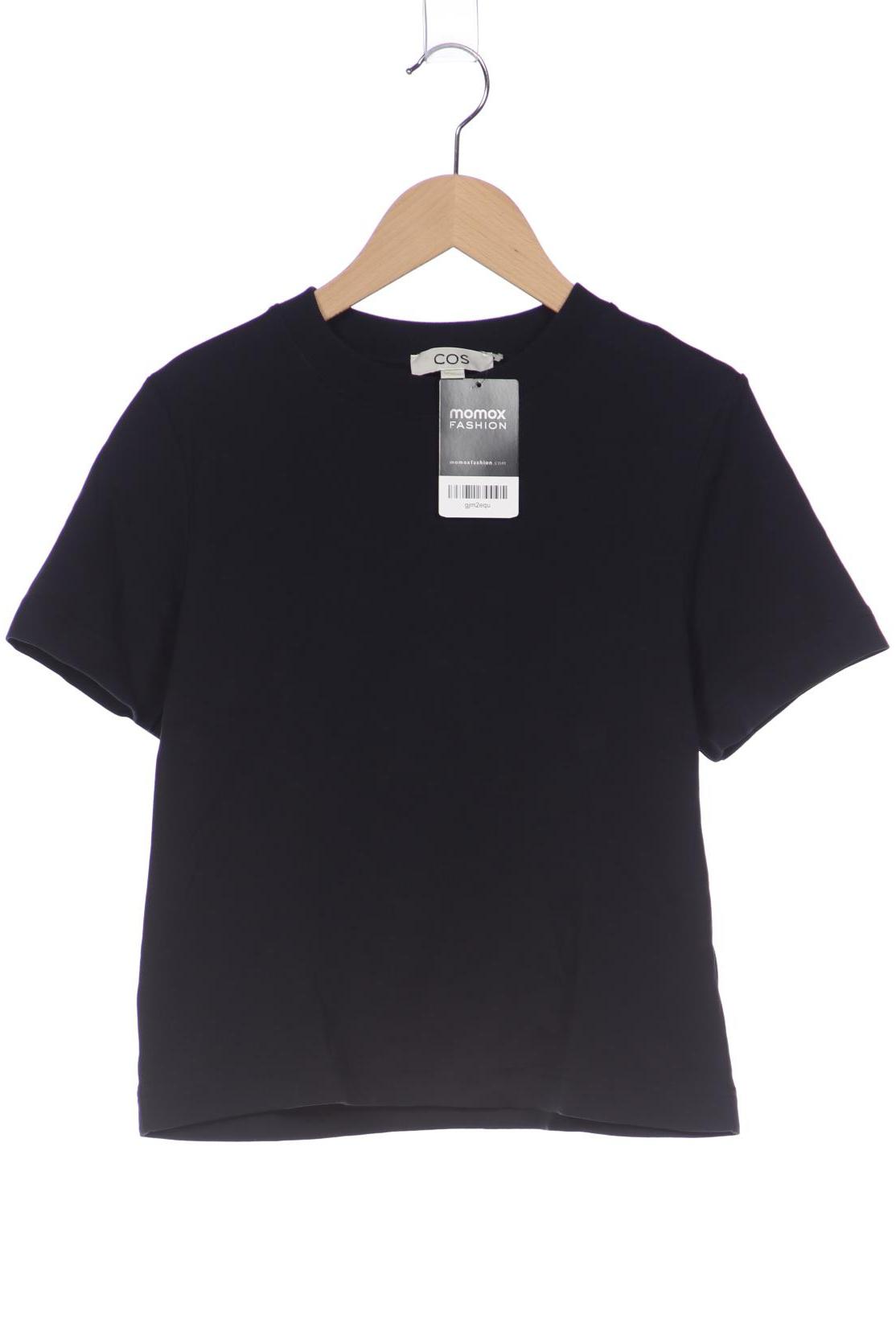 

COS Damen T-Shirt, marineblau, Gr. 34