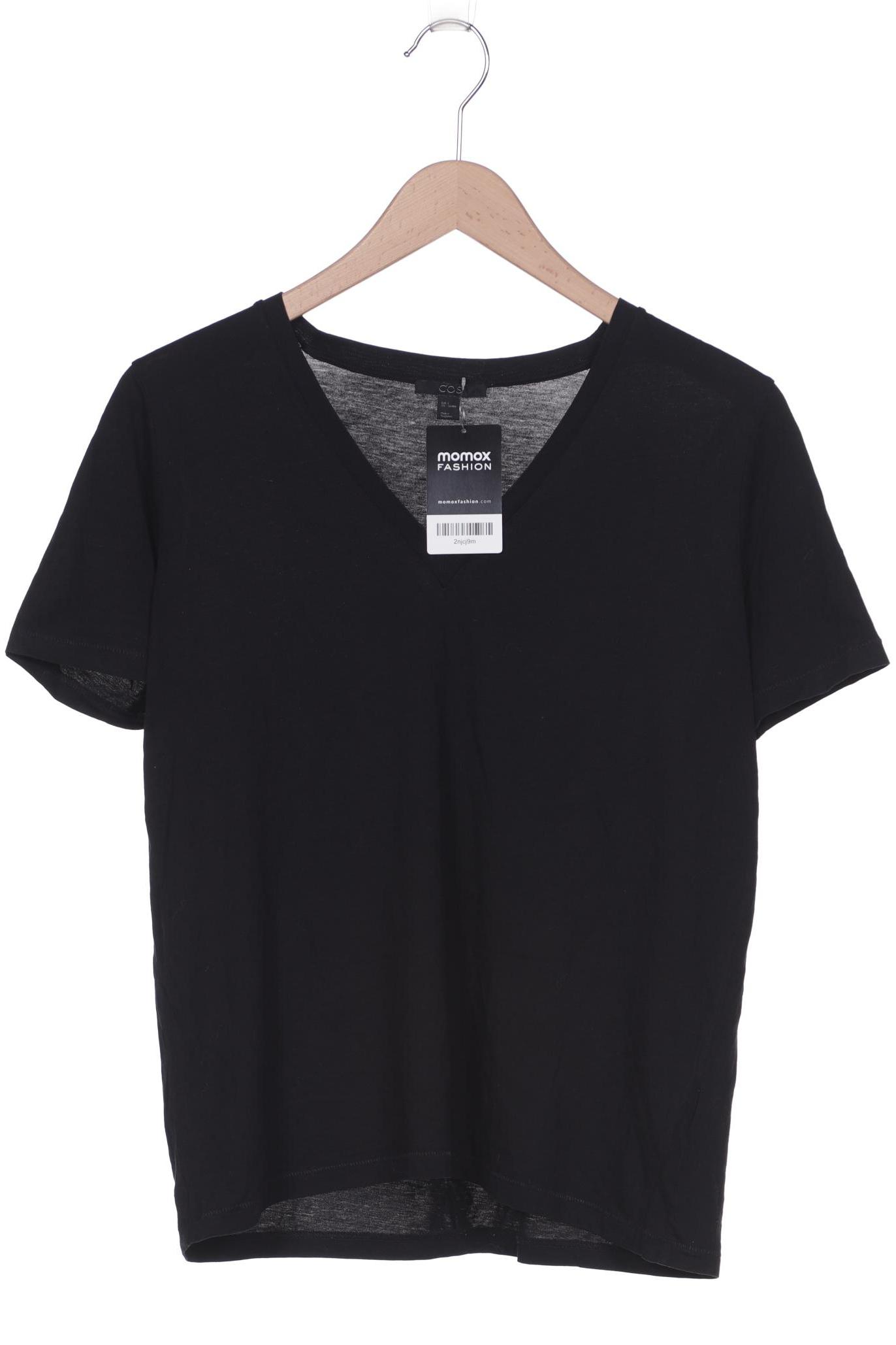 

COS Damen T-Shirt, schwarz, Gr. 36