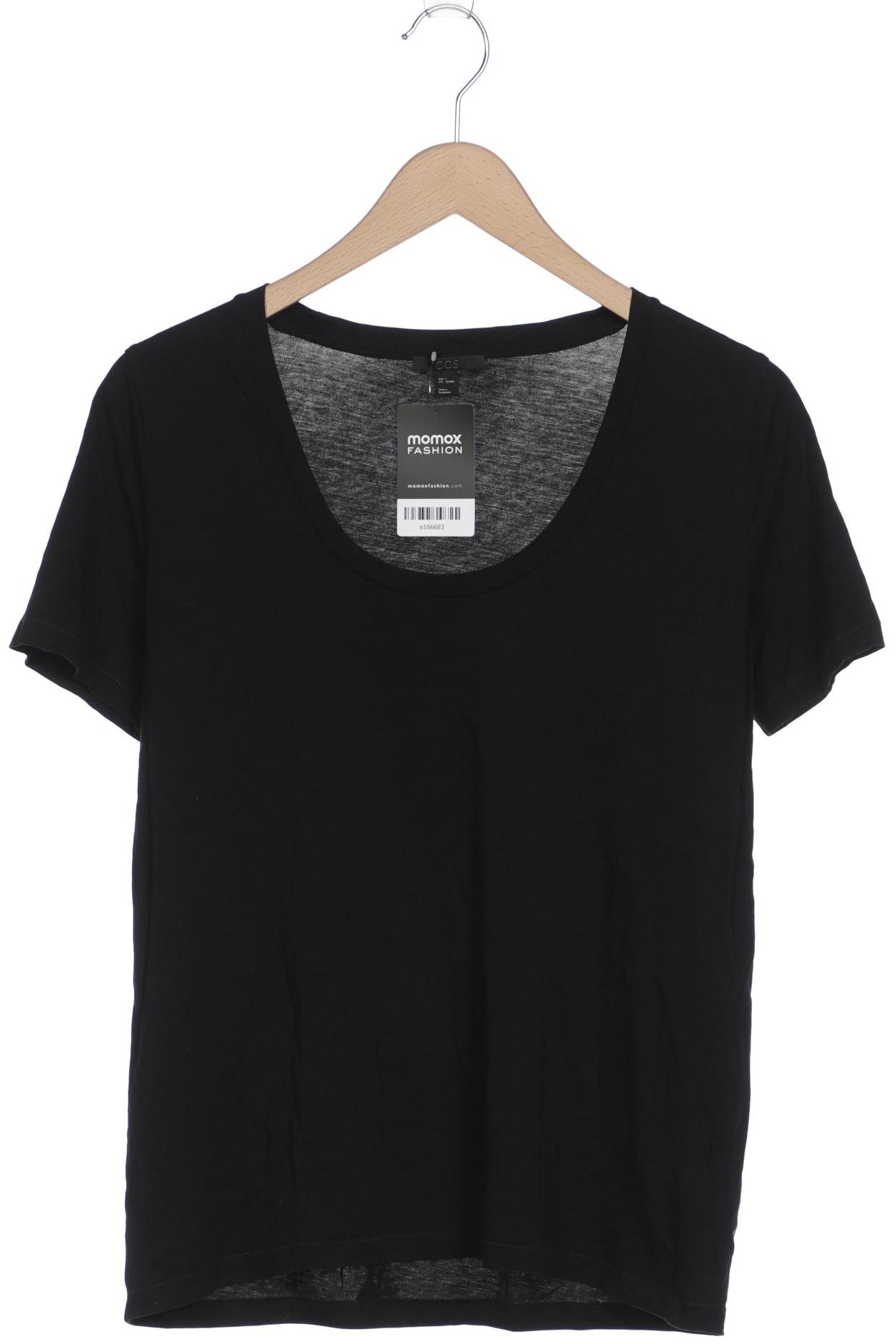 

COS Damen T-shirt, schwarz