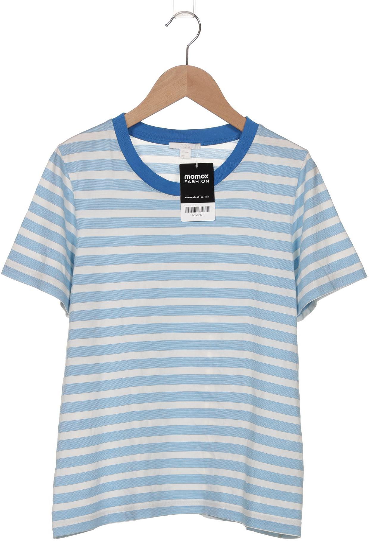 

COS Damen T-Shirt, blau, Gr. 36