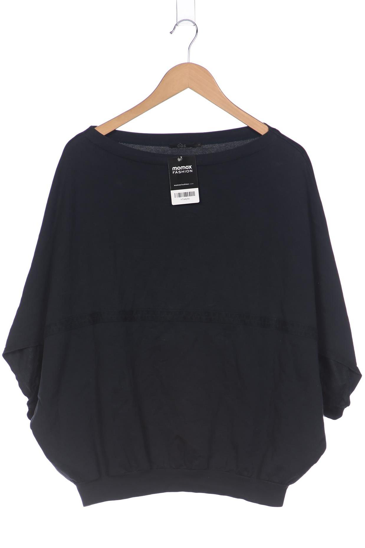 

COS Damen T-Shirt, marineblau, Gr. 36