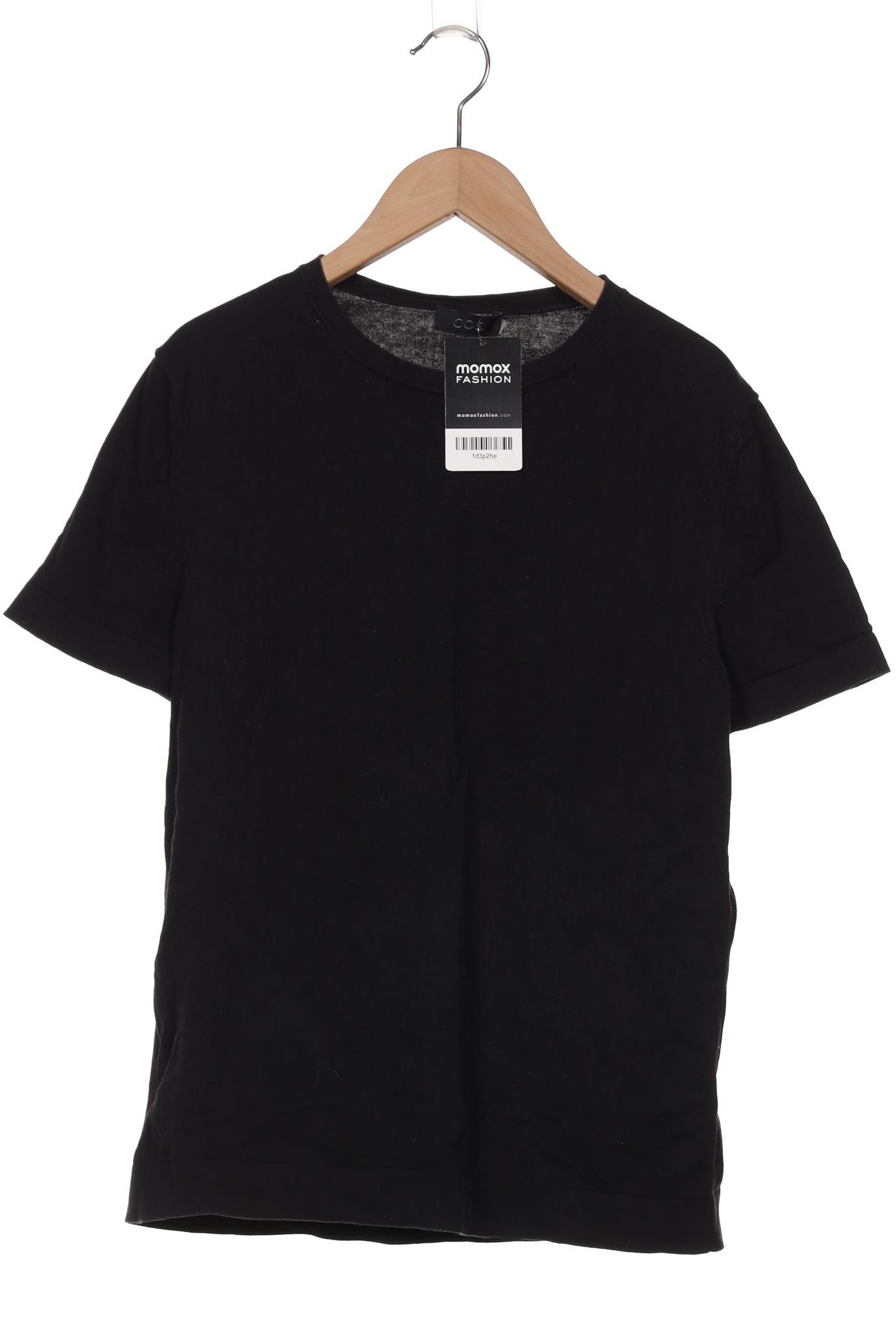 

COS Damen T-Shirt, schwarz, Gr. 36