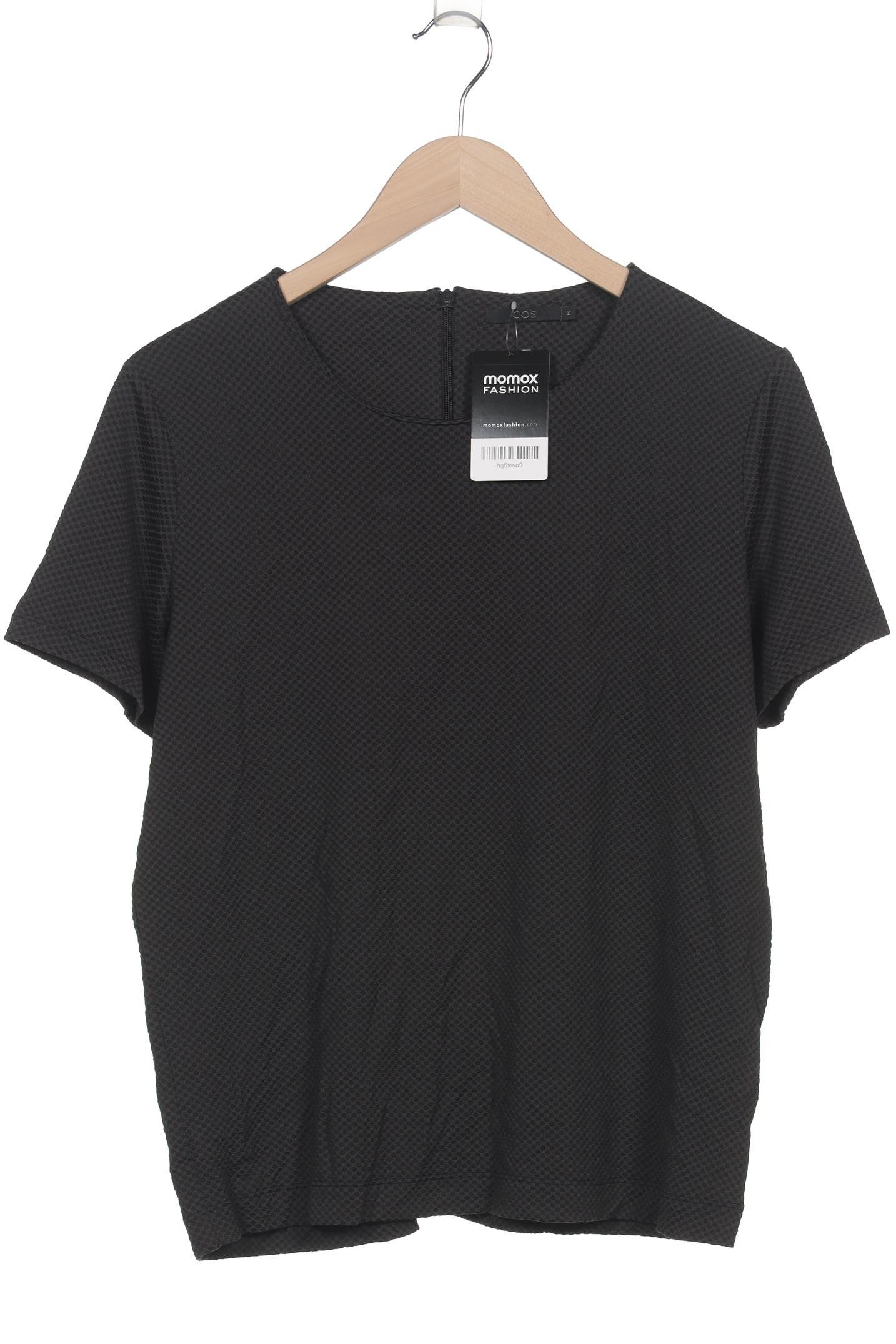 

COS Damen T-Shirt, schwarz, Gr. 38