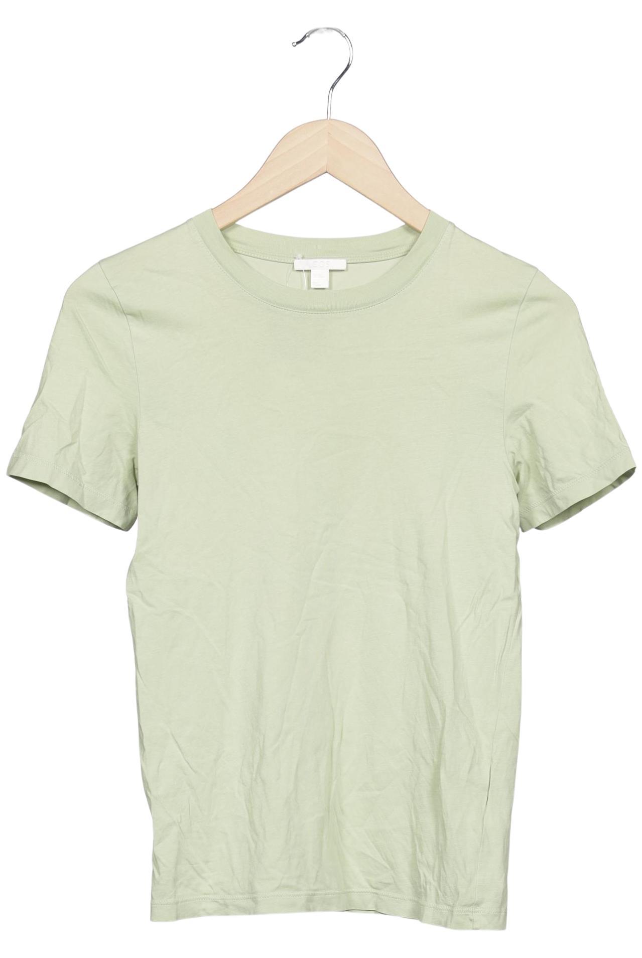 

COS Damen T-Shirt, hellgrün, Gr. 34