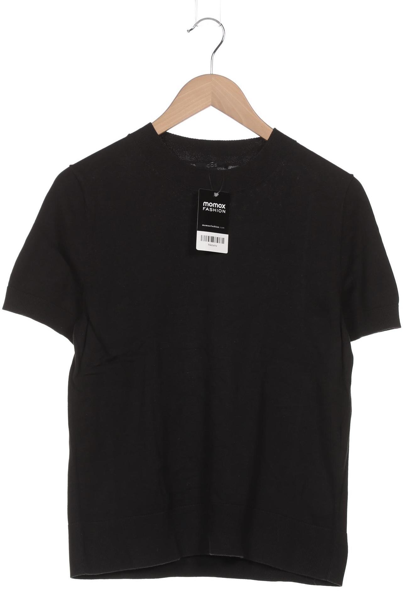 

COS Damen T-Shirt, schwarz, Gr. 38