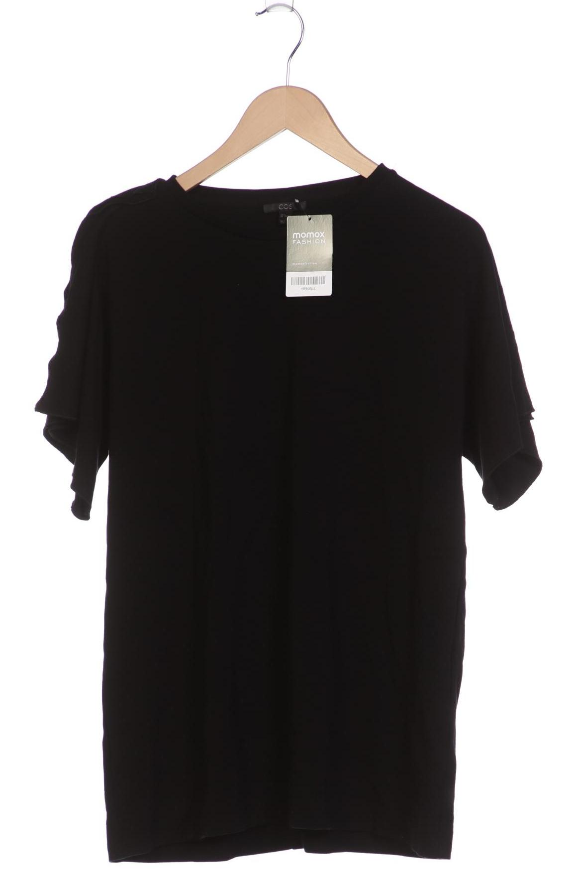 

COS Damen T-Shirt, schwarz, Gr. 42