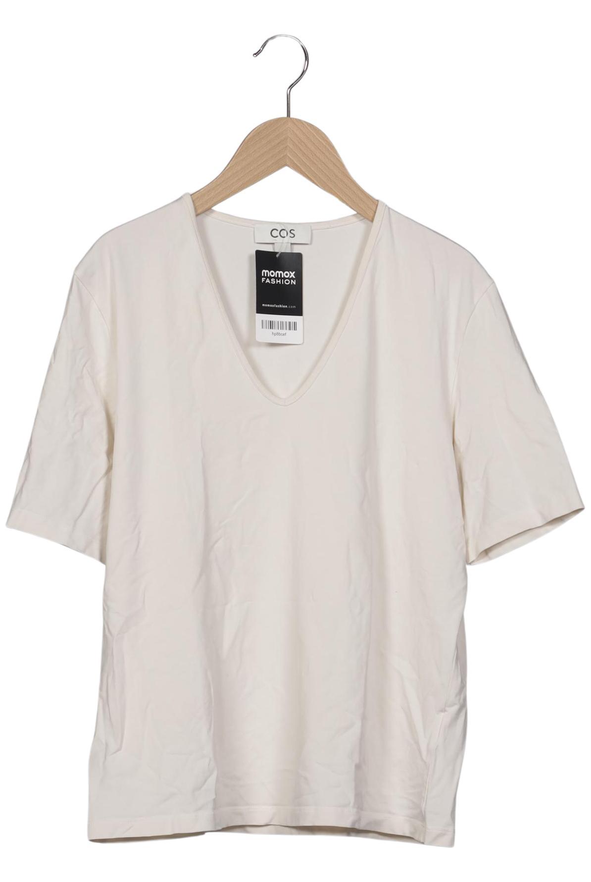 

COS Damen T-Shirt, cremeweiß, Gr. 38