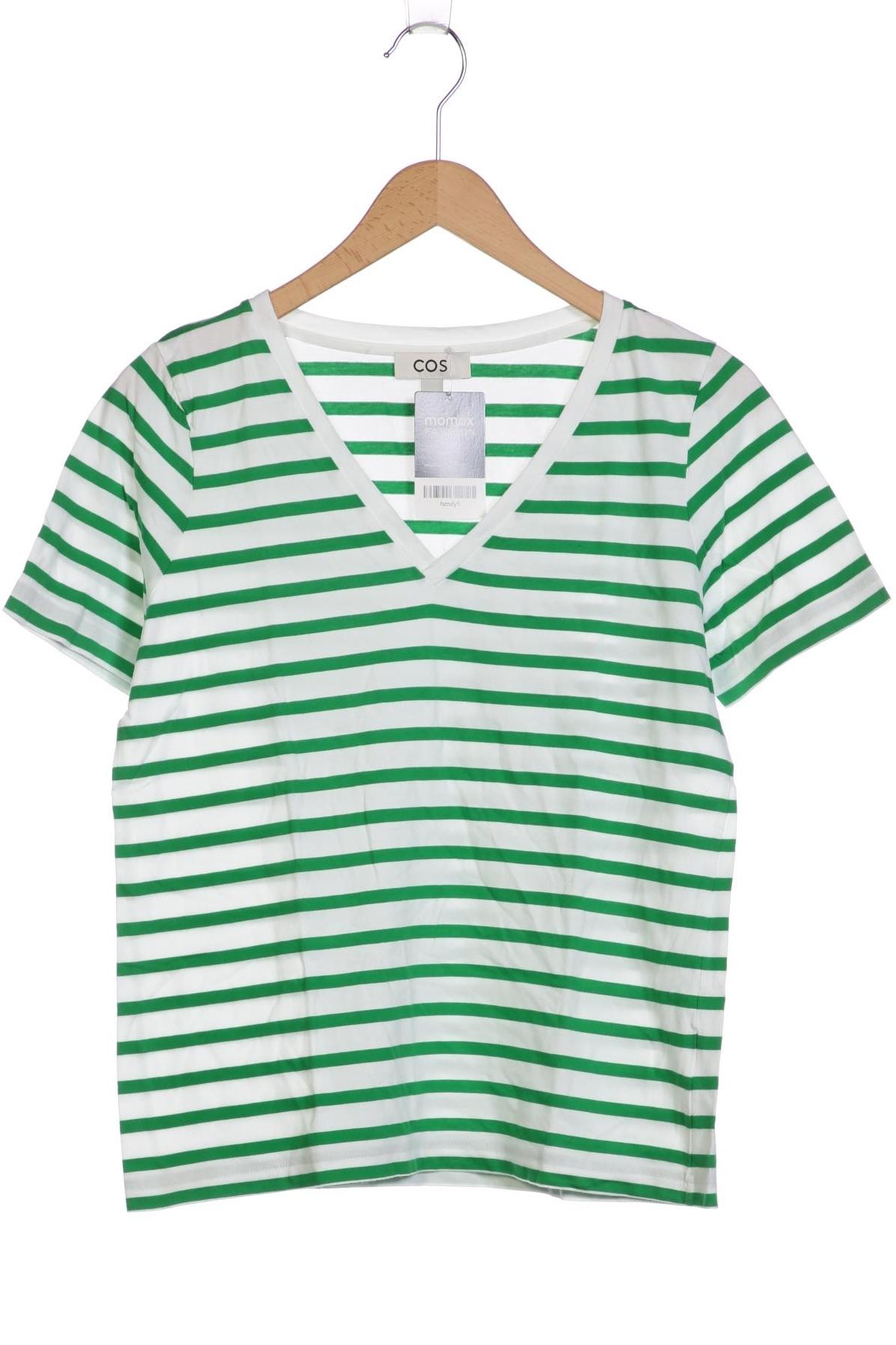 

COS Damen T-Shirt, grün, Gr. 36