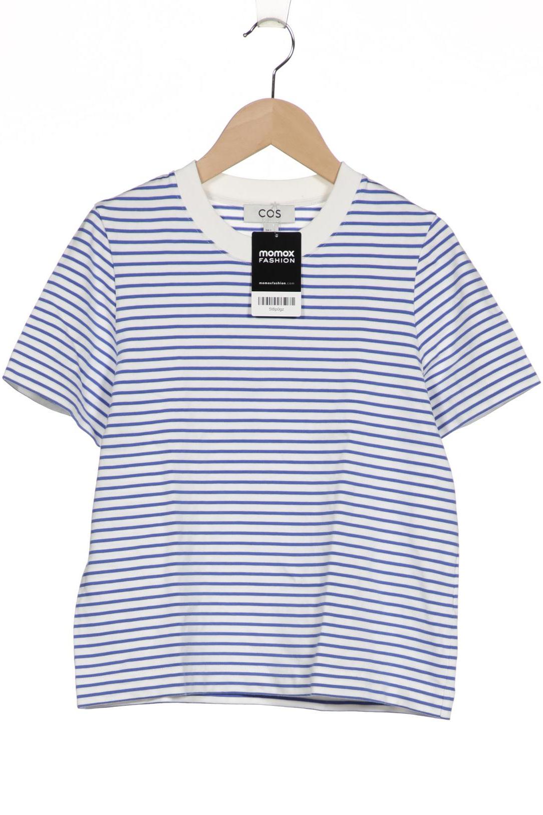 

COS Damen T-Shirt, marineblau, Gr. 36