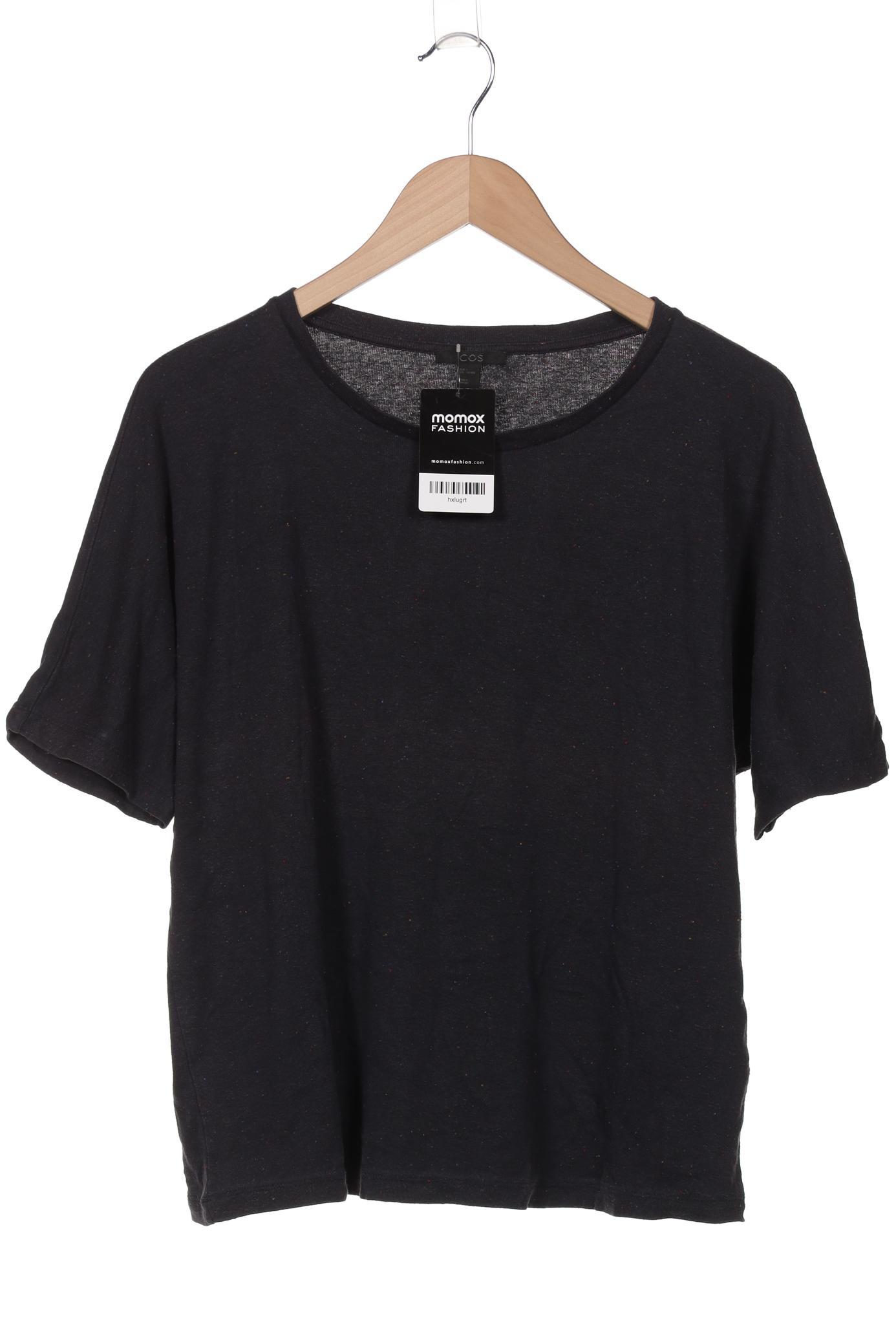 

COS Damen T-Shirt, schwarz, Gr. 36