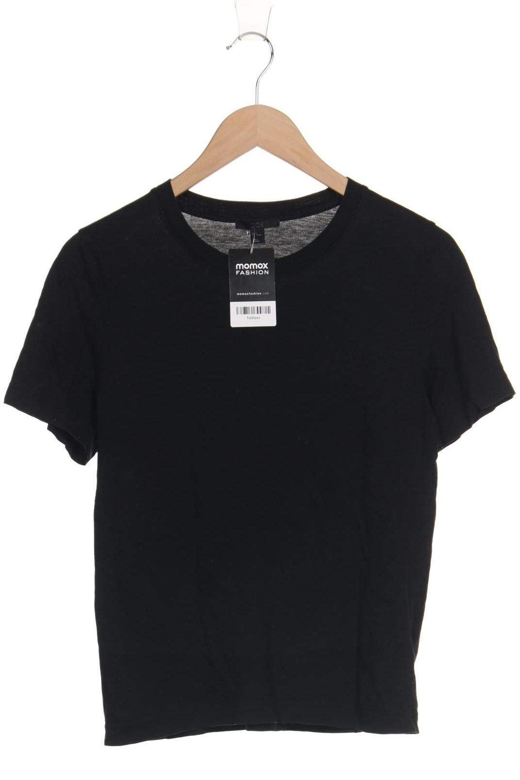 

COS Damen T-Shirt, schwarz, Gr. 36