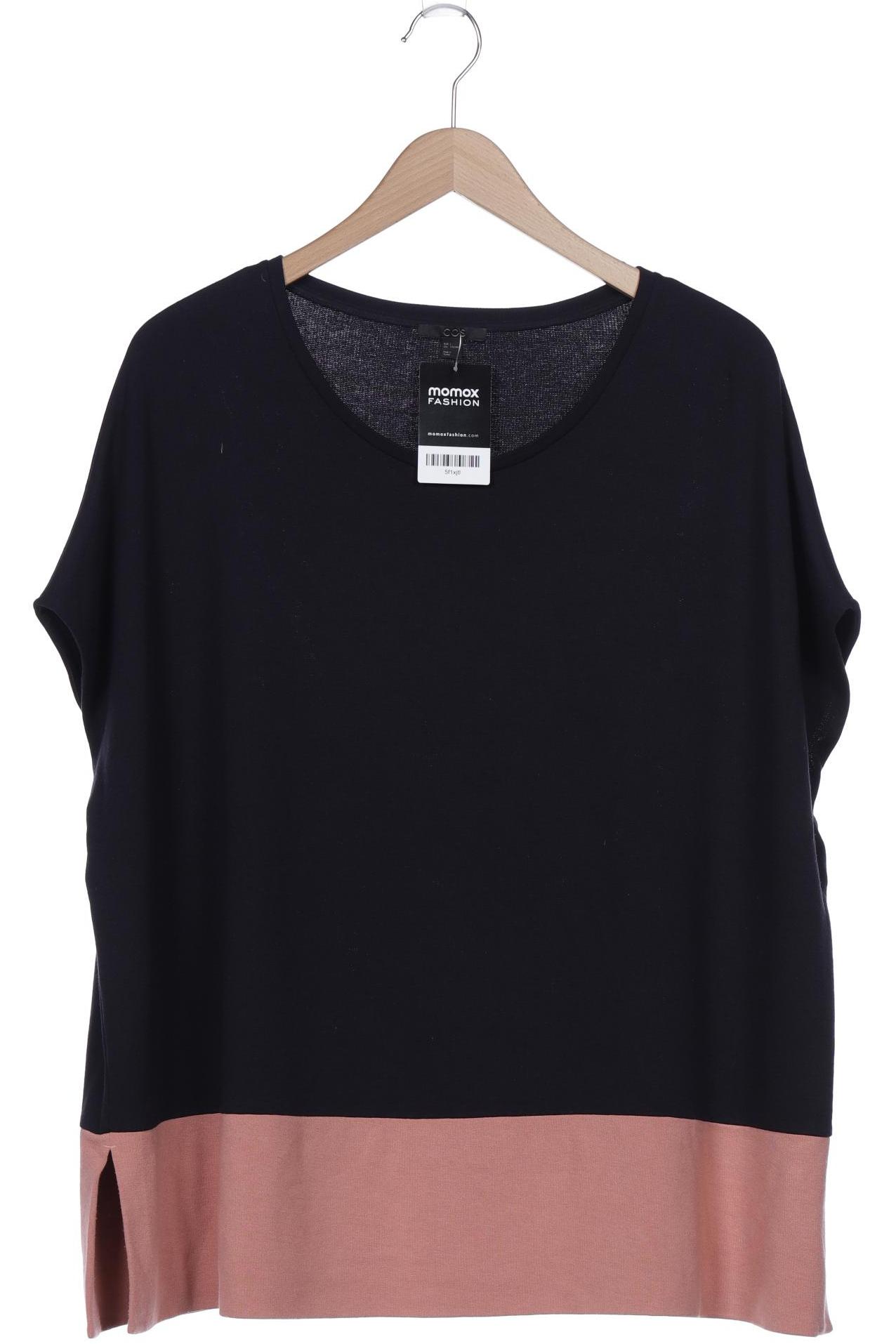 

COS Damen T-Shirt, marineblau, Gr. 42