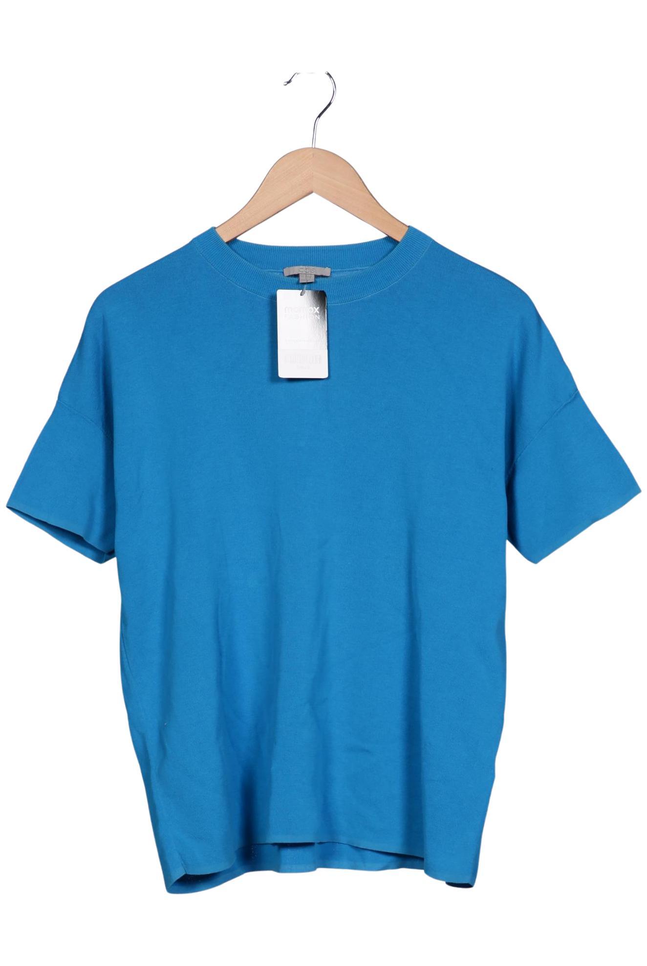 

COS Damen T-Shirt, blau, Gr. 34