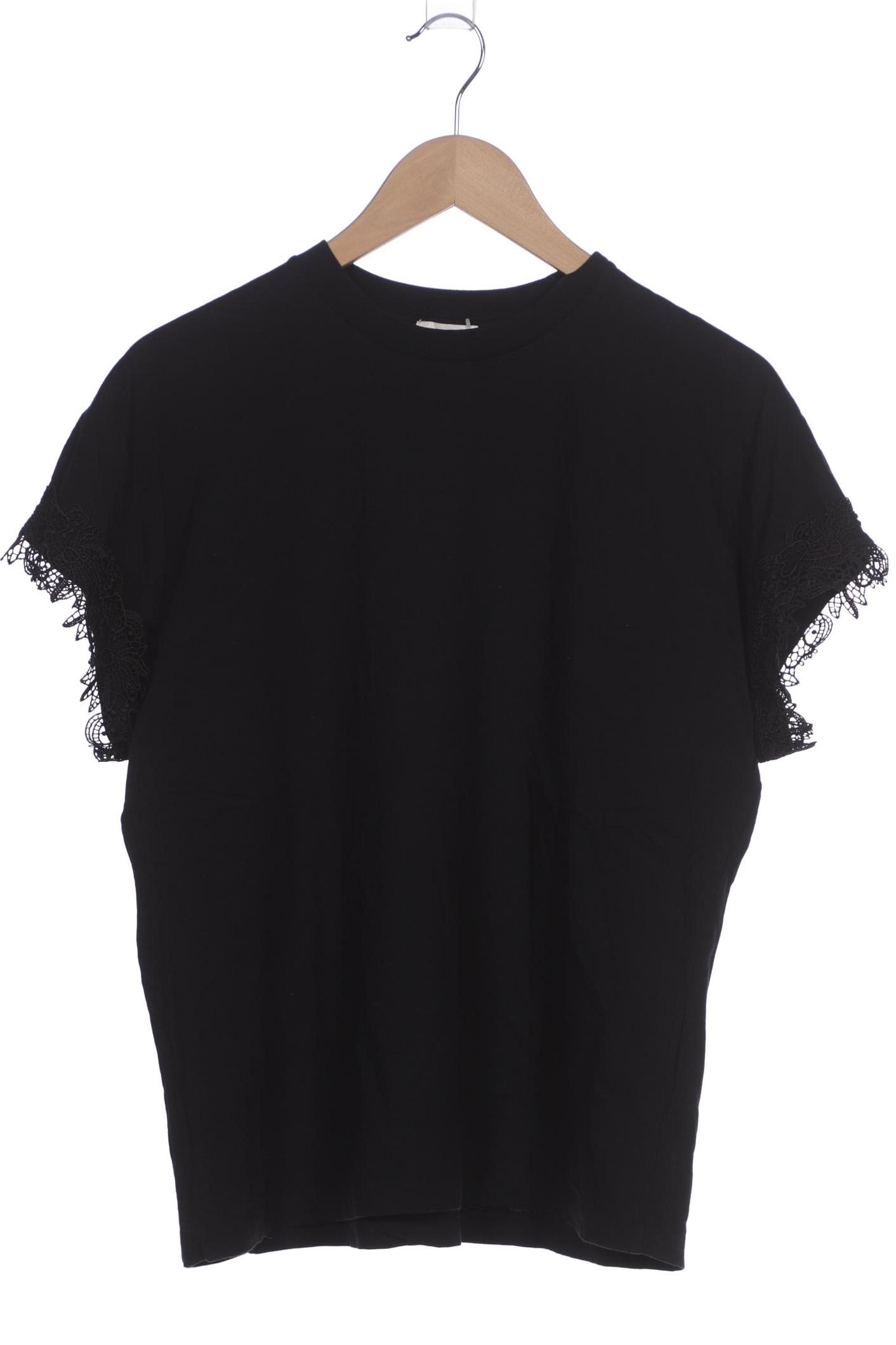 

COS Damen T-Shirt, schwarz, Gr. 38