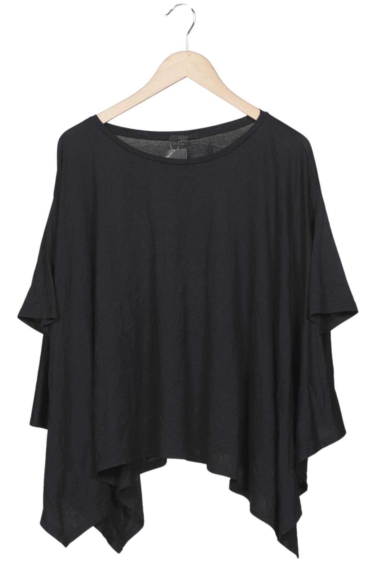 

COS Damen T-Shirt, marineblau, Gr. 38