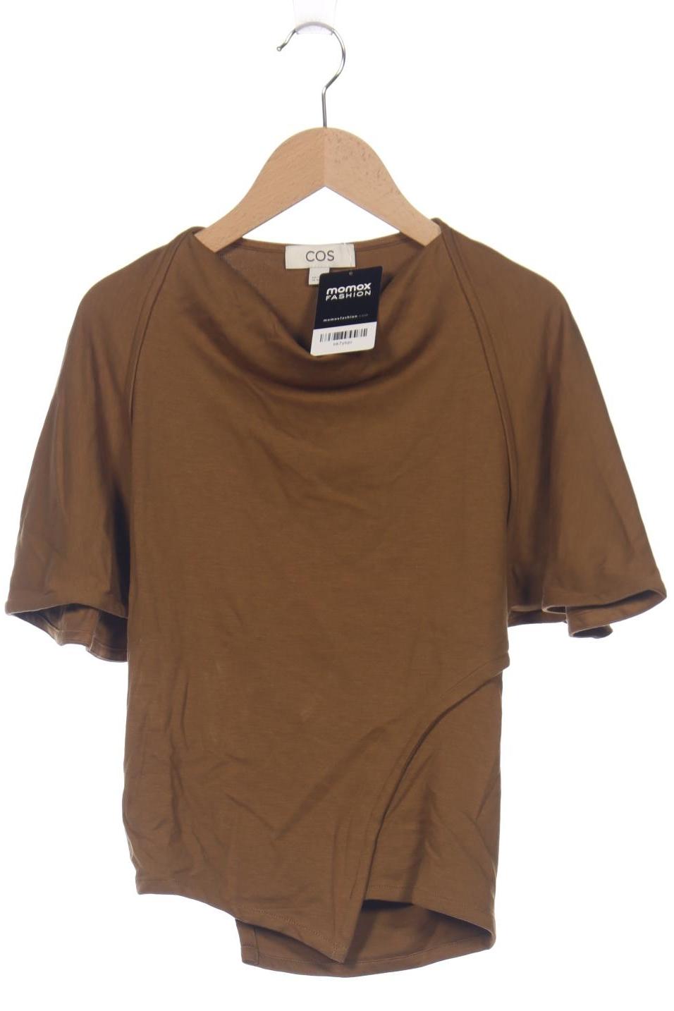 

COS Damen T-Shirt, braun, Gr. 34
