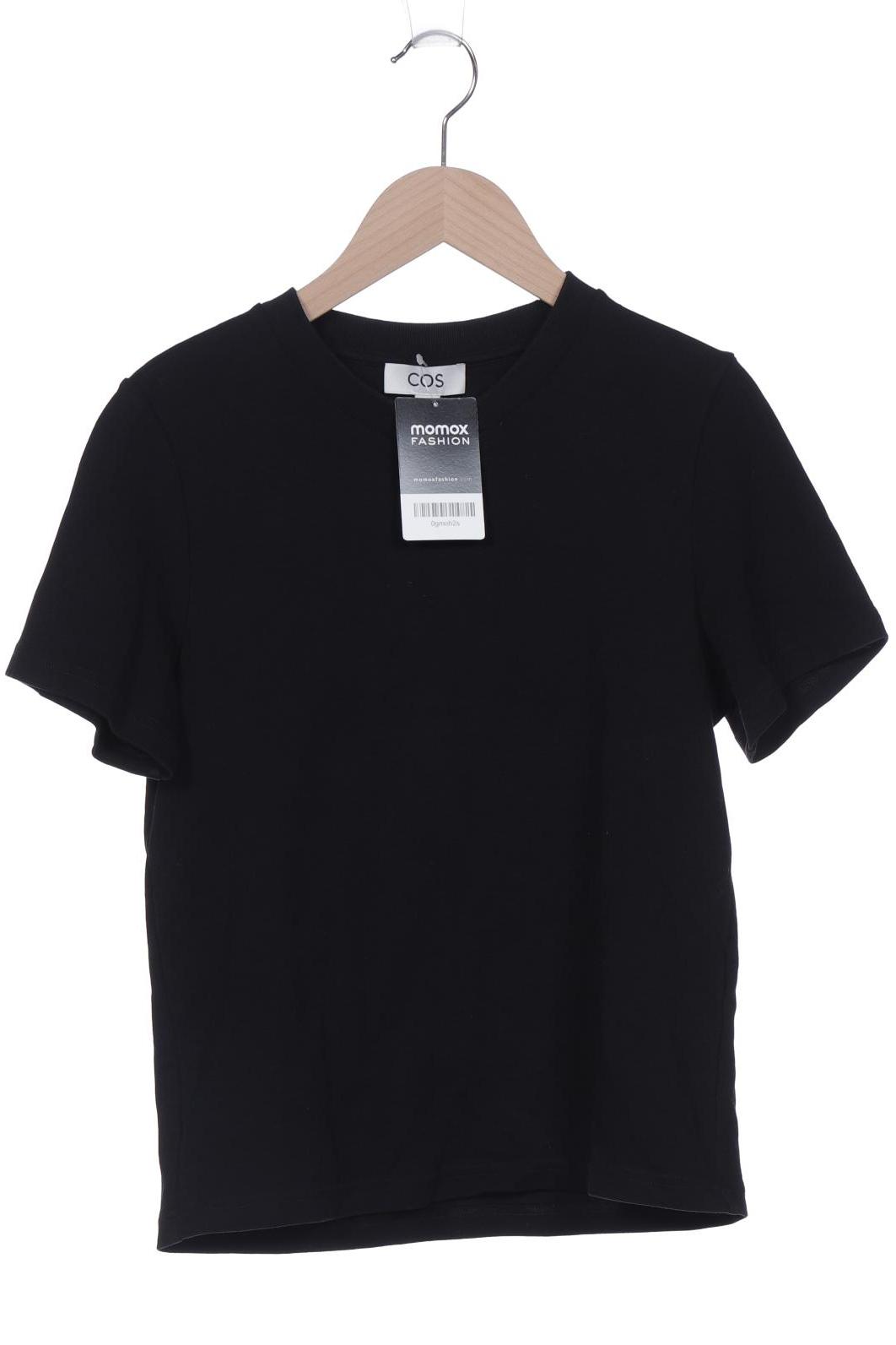 

COS Damen T-Shirt, schwarz, Gr. 34