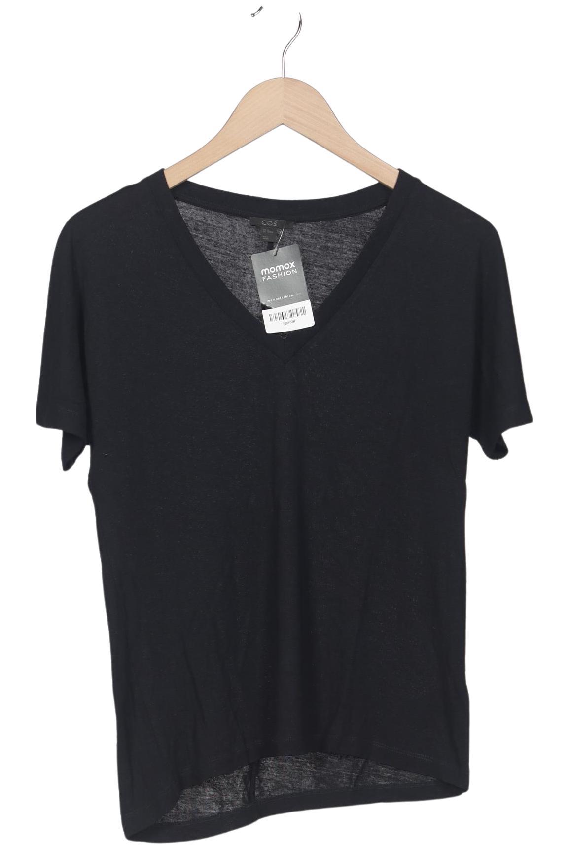 

COS Damen T-Shirt, schwarz, Gr. 34
