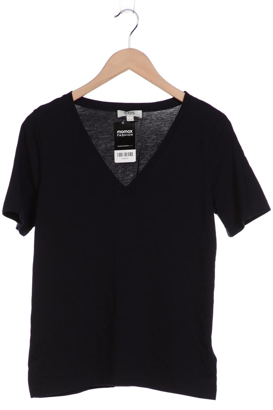 

COS Damen T-Shirt, marineblau, Gr. 36