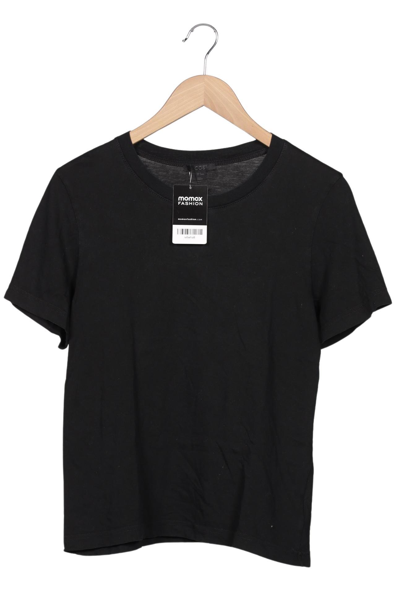 

COS Damen T-Shirt, schwarz, Gr. 38