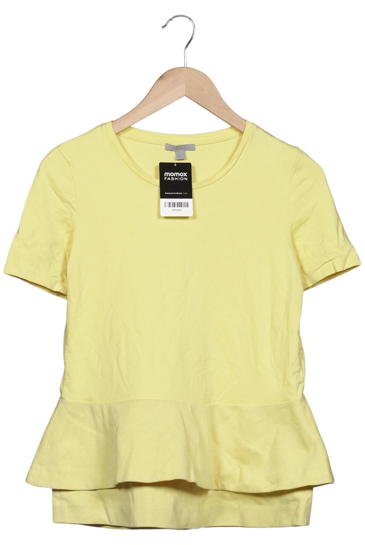 

COS Damen T-Shirt, gelb, Gr. 36