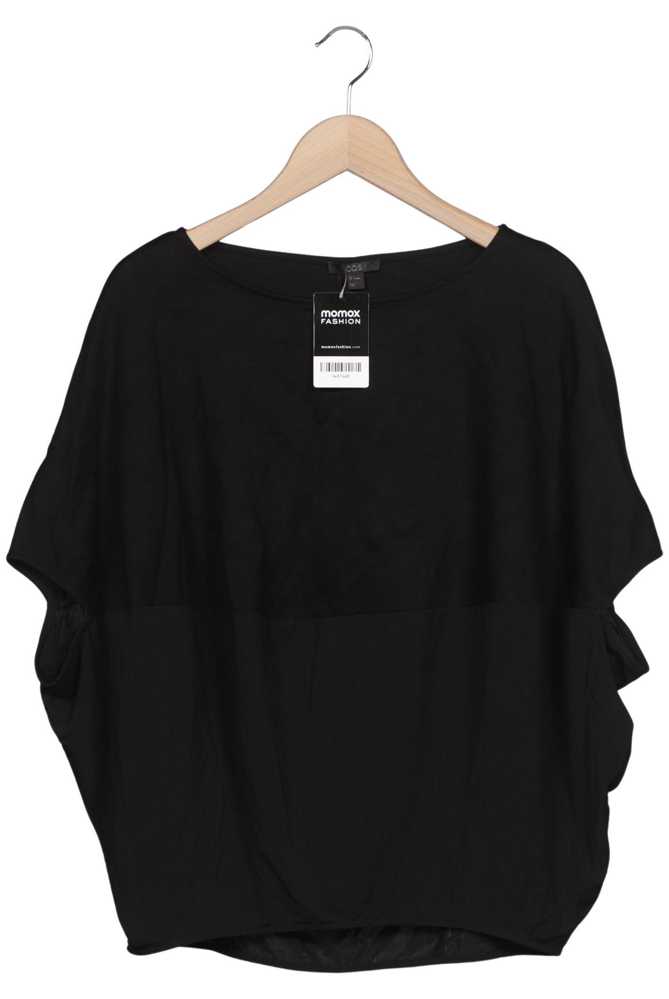 

COS Damen T-Shirt, schwarz, Gr. 36