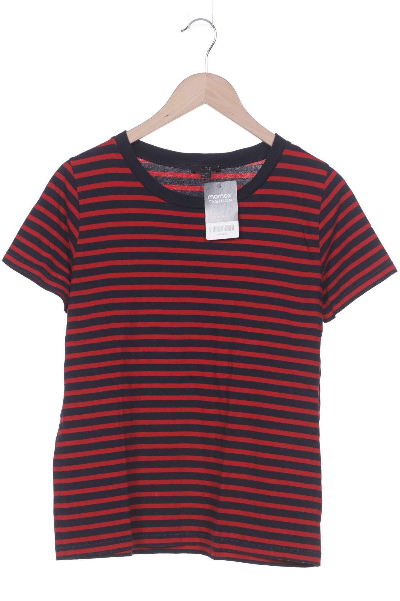 

COS Damen T-Shirt, marineblau, Gr. 38