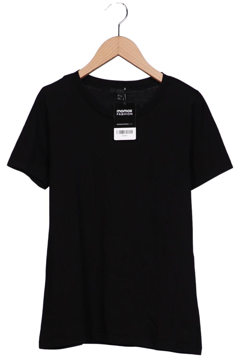 

COS Damen T-Shirt, schwarz, Gr. 36